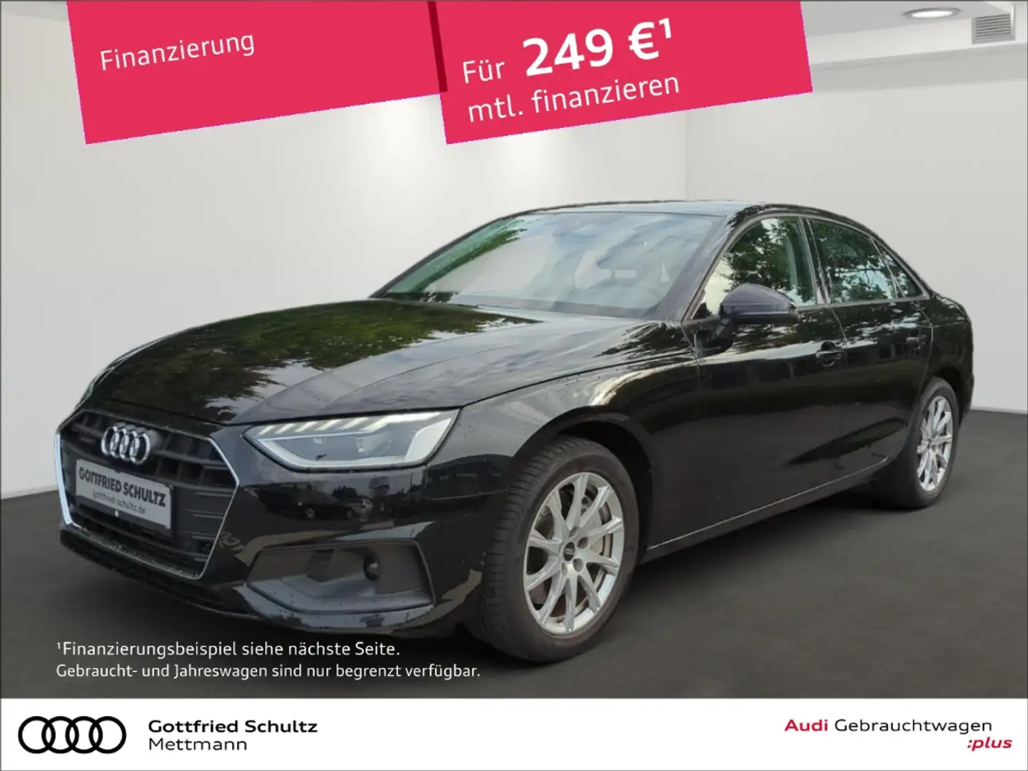 Audi A4 45 TFSI QUATTRO LED NAVI SHZ PDC LM ZV Schwarz - 1