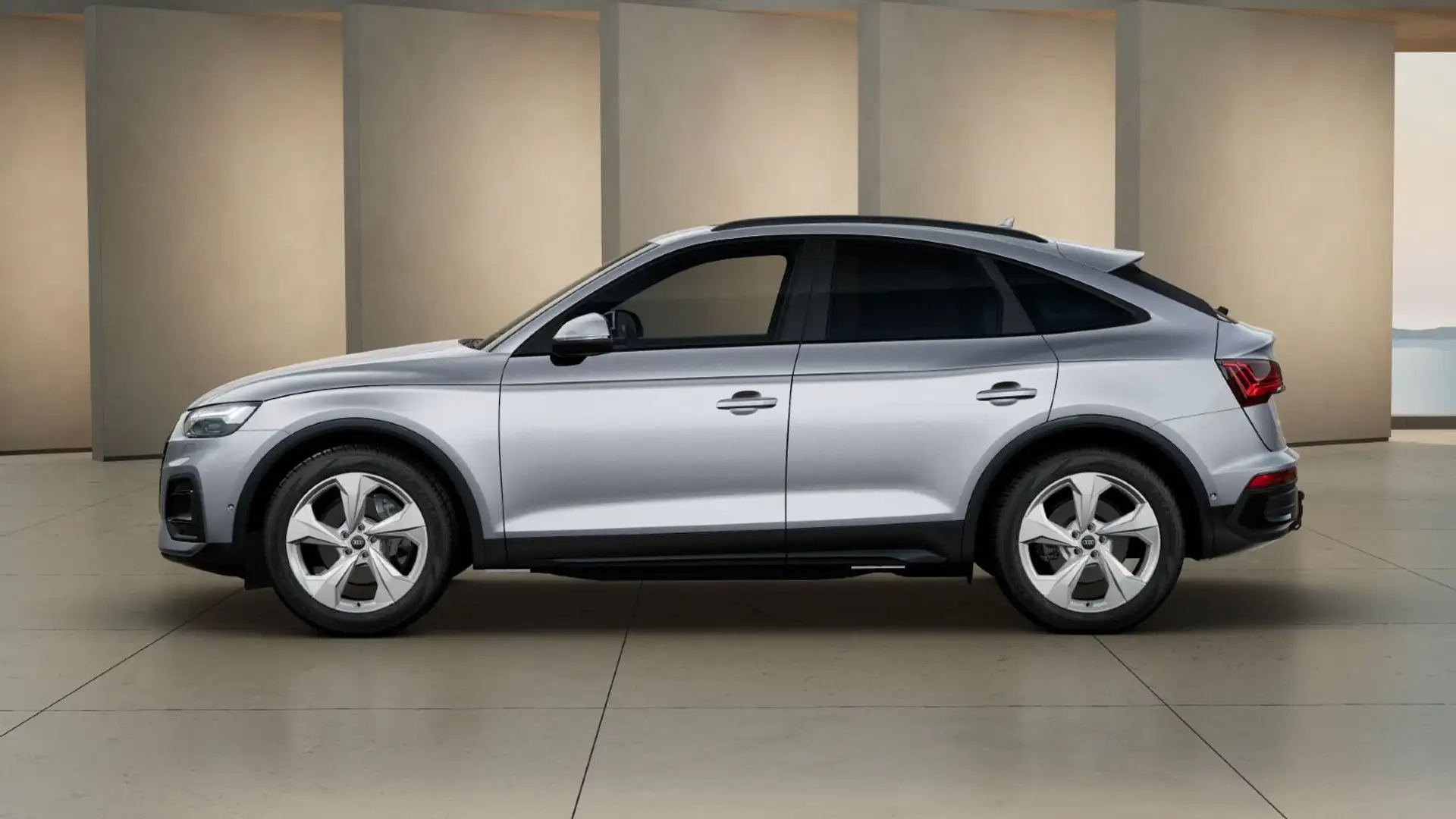 Audi Q5 45 TFSI qu. AHK*Matrix*360°*Pano Silber - 2