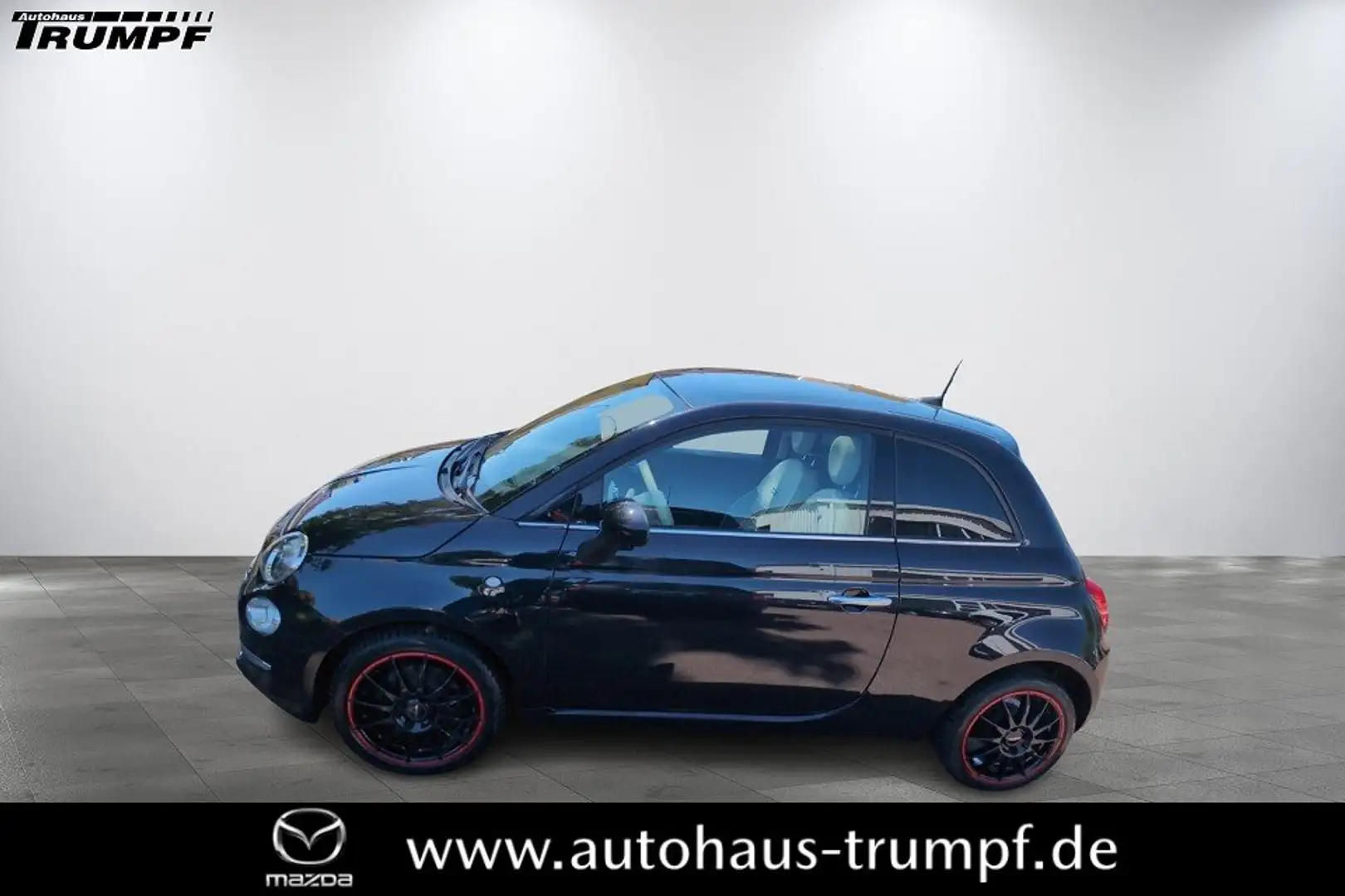 Fiat 500 0.9 TwinAir Lounge NAVI Panormadach Czarny - 1