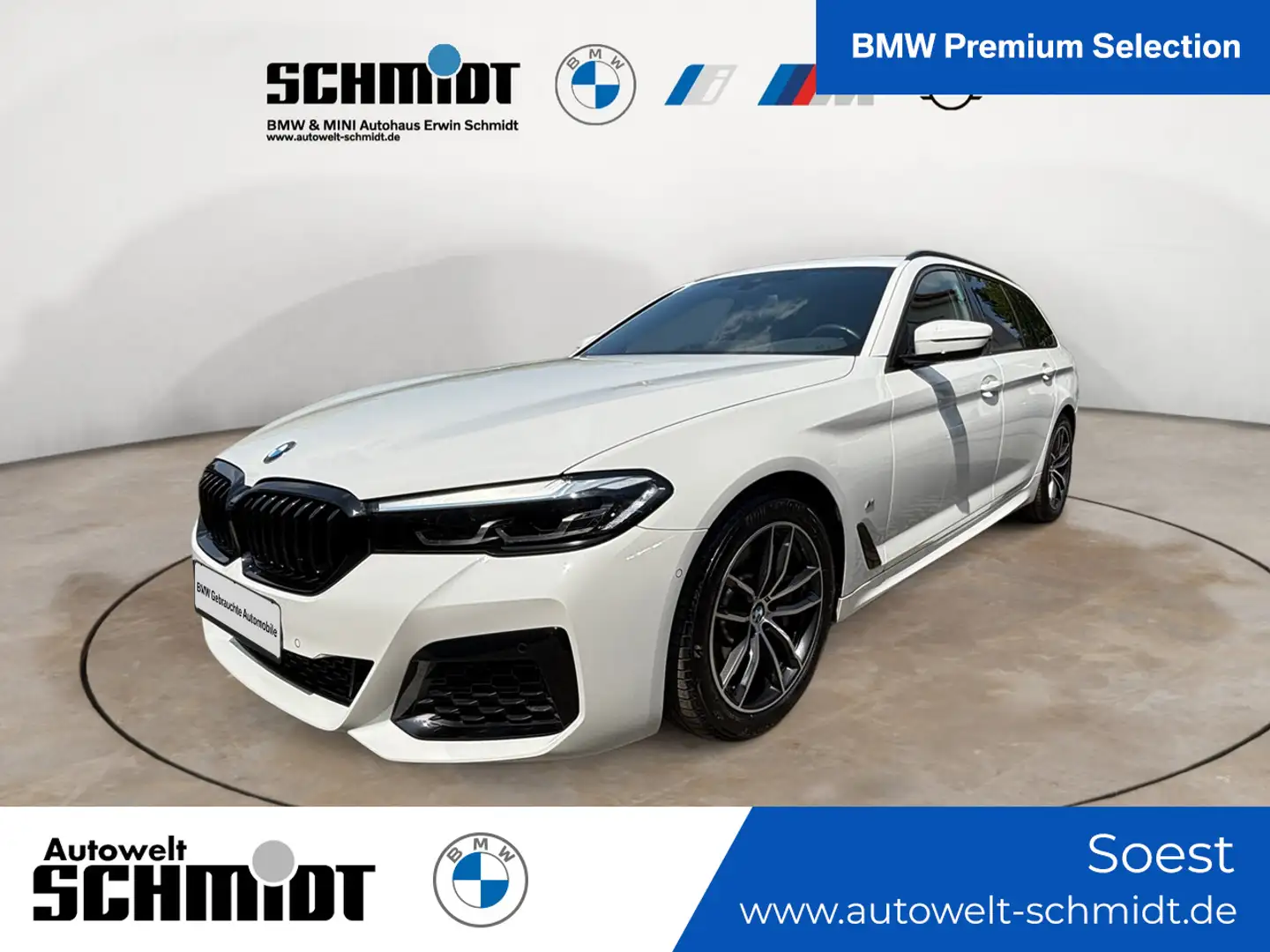 BMW 530 i Touring M Sportpaket + 2Jahre-BPS.-GARANTIE Blanc - 1