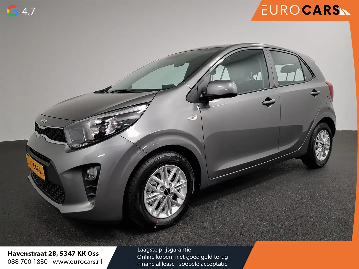 Kia Picanto 1.0 DPi DynamicLine | Navigatie | Apple Carplay/An Gris - 1