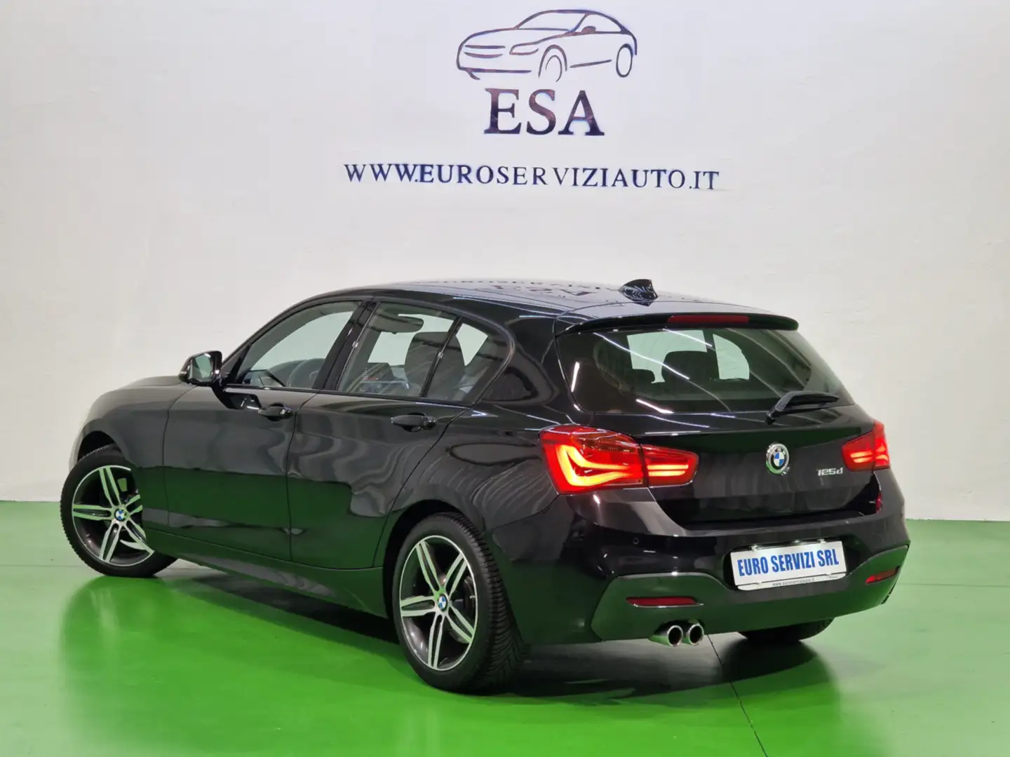 BMW 125 125d Msport 5p auto Nero - 1