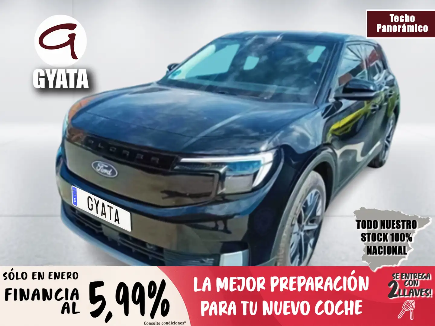 Ford Explorer RWD Rango Extendido 77kWh Noir - 1