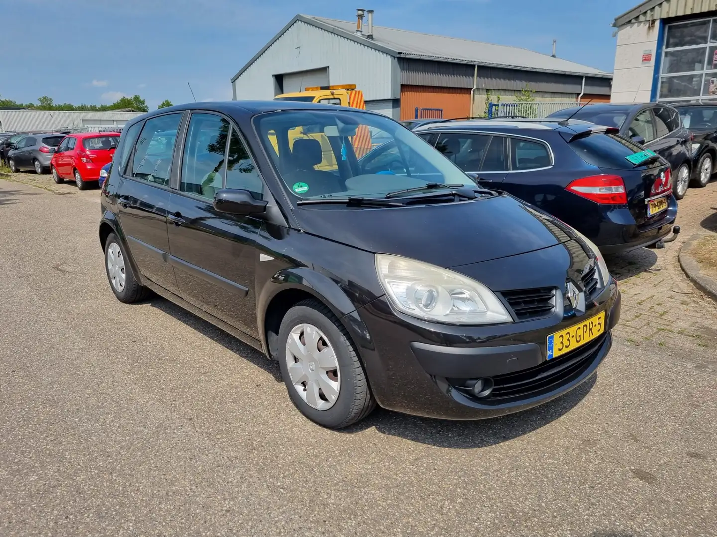 Renault Scenic 1.6-16V Business Line Clima! Bj:2008 NAP! Zwart - 2