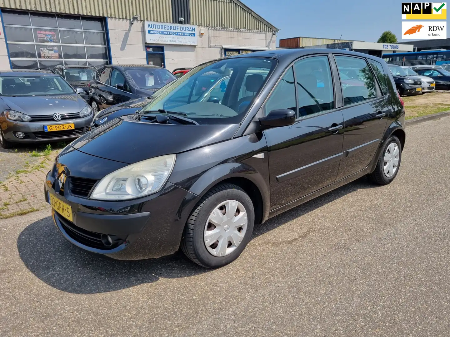 Renault Scenic 1.6-16V Business Line Clima! Bj:2008 NAP! Zwart - 1