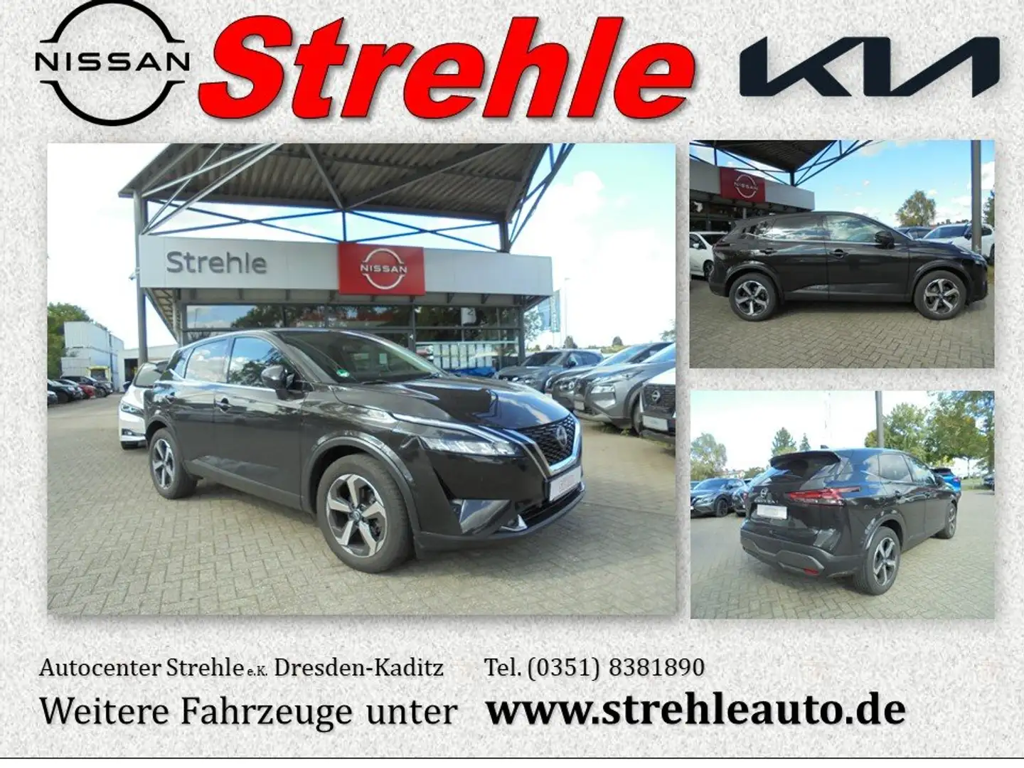 Nissan Qashqai N-Connecta 1.3 DIG-T MHEV 6MT 360° Winterpaket Noir - 1