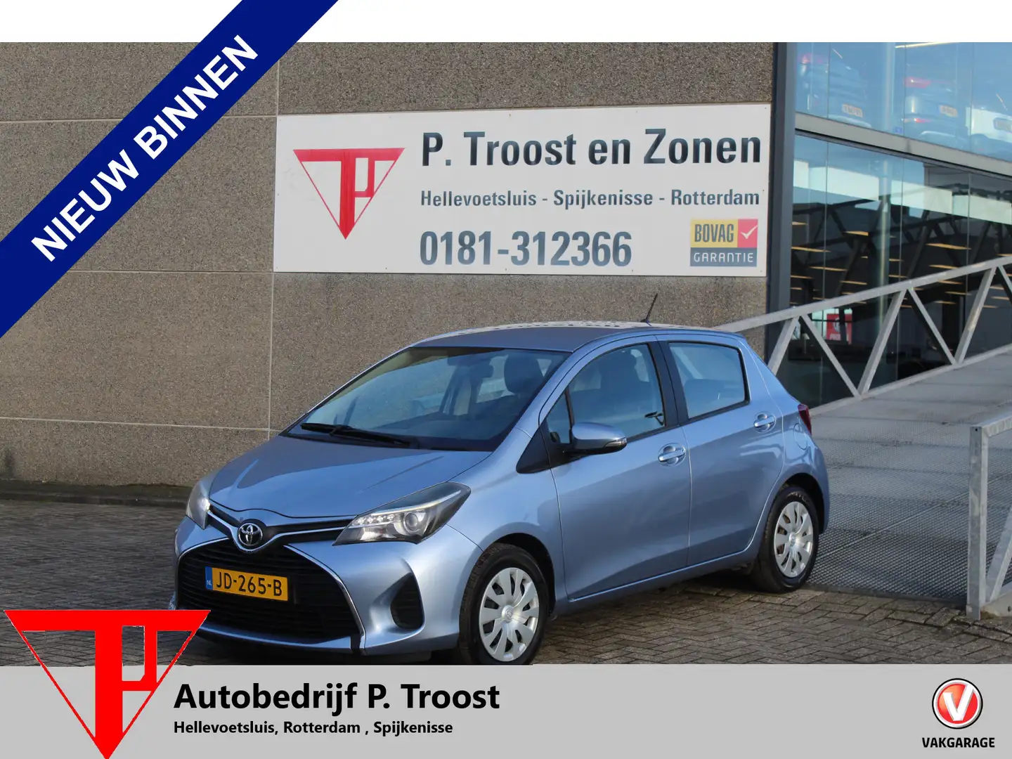 Toyota Yaris 1.3 VVT-i Aspiration Navigatie/Achteruitrijcamera/ Bleu - 1