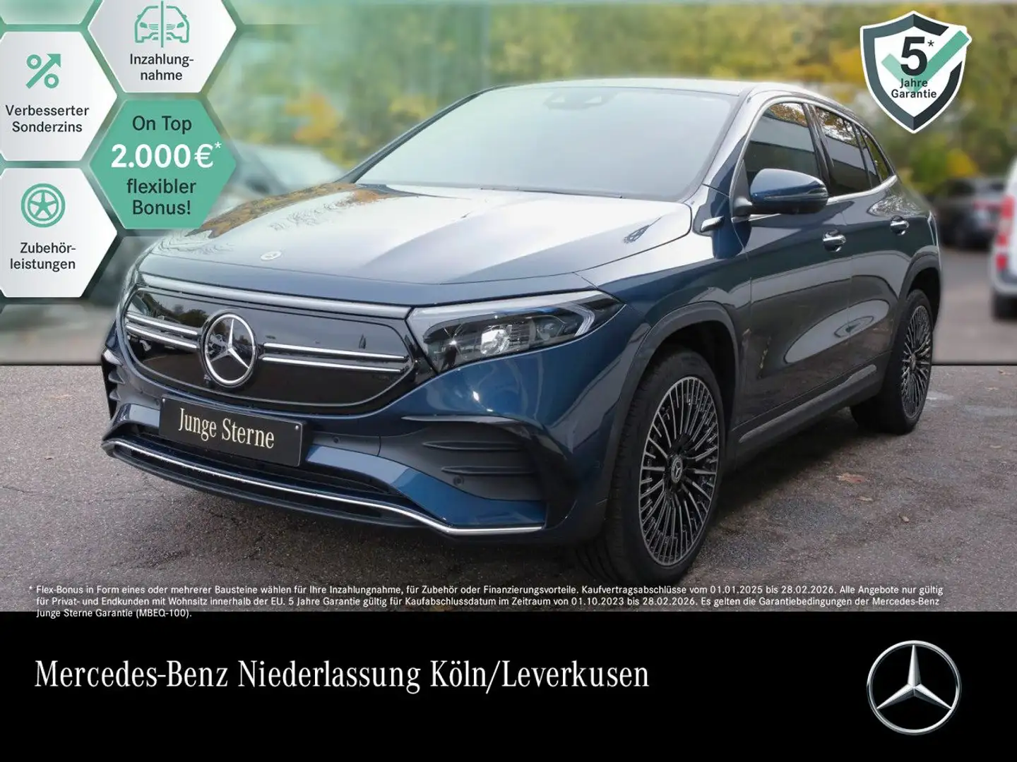 Mercedes-Benz EQA 350 4M AMG+20"+PLUS-PAKET+AHK+360+EDW+KEYLESS Blau - 1