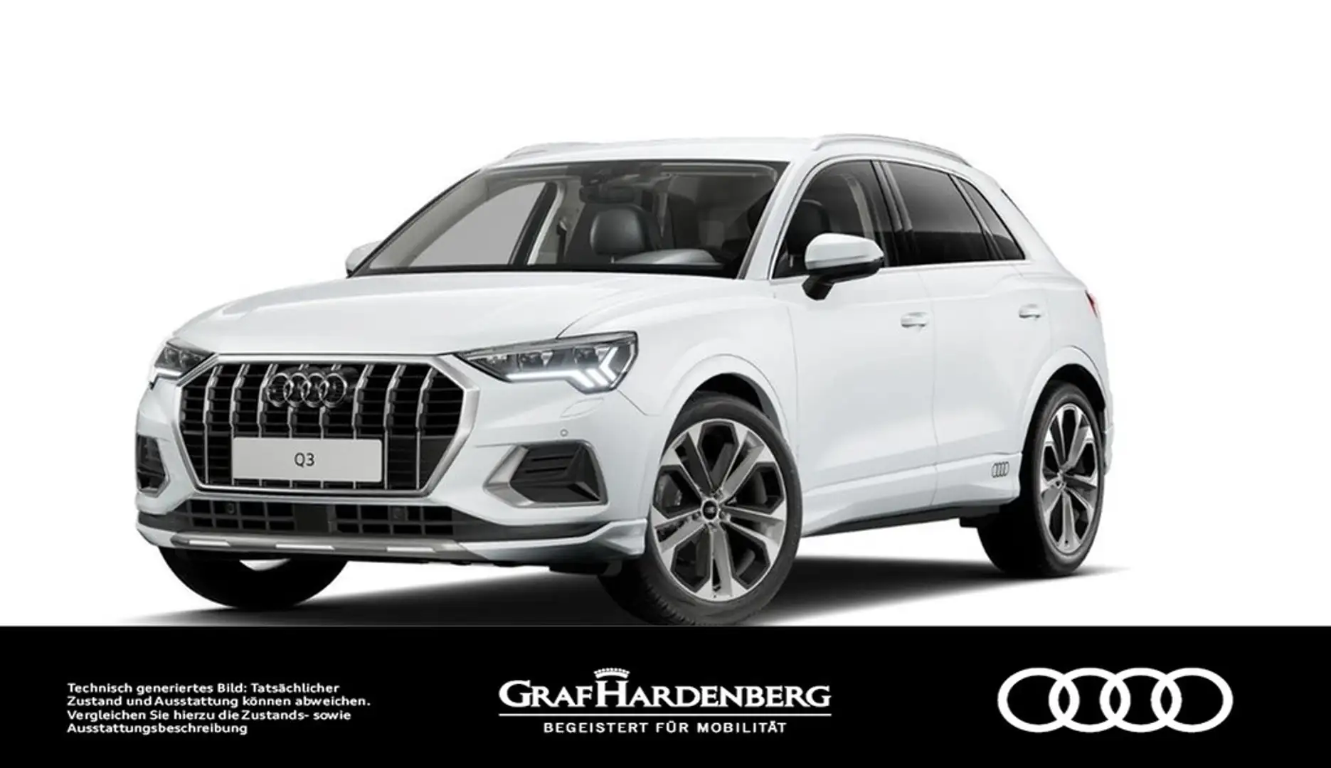 Audi Q3 35 TDI . Virt.Cockpit Matrix Navi ACC Blanc - 1