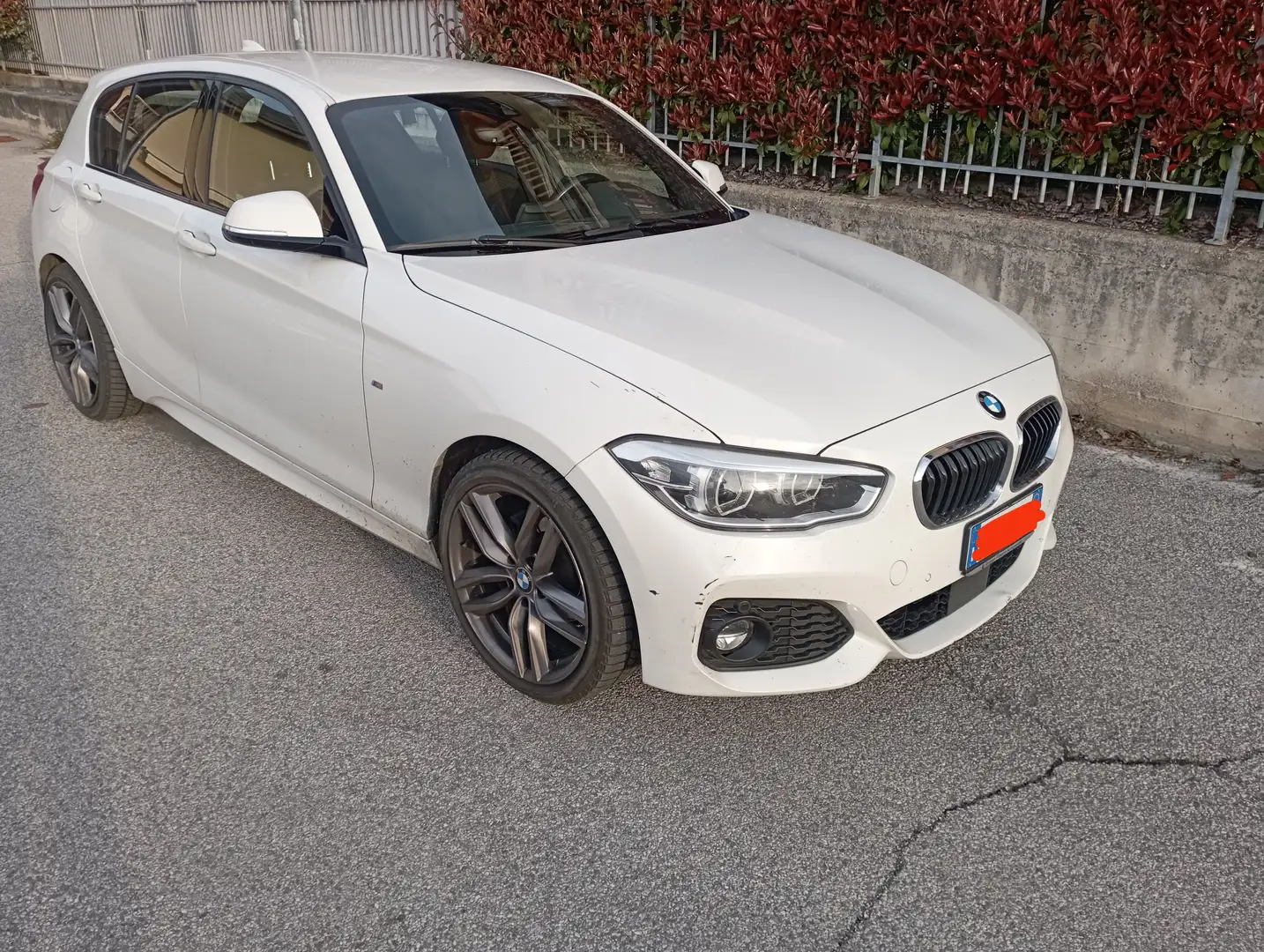 BMW 118 118d 5p Msport auto Bianco - 1