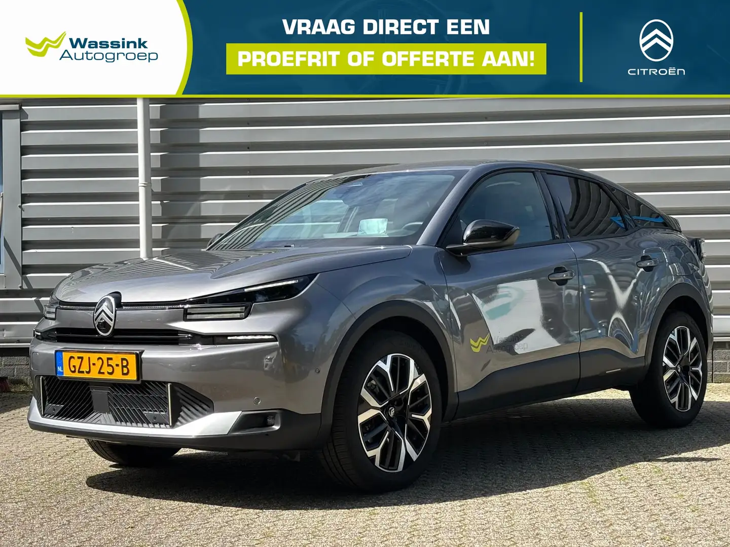 Citroen C4 1.2 Hybrid 136pk e-DCS6 Max I Pack Techno I Drive Grijs - 1