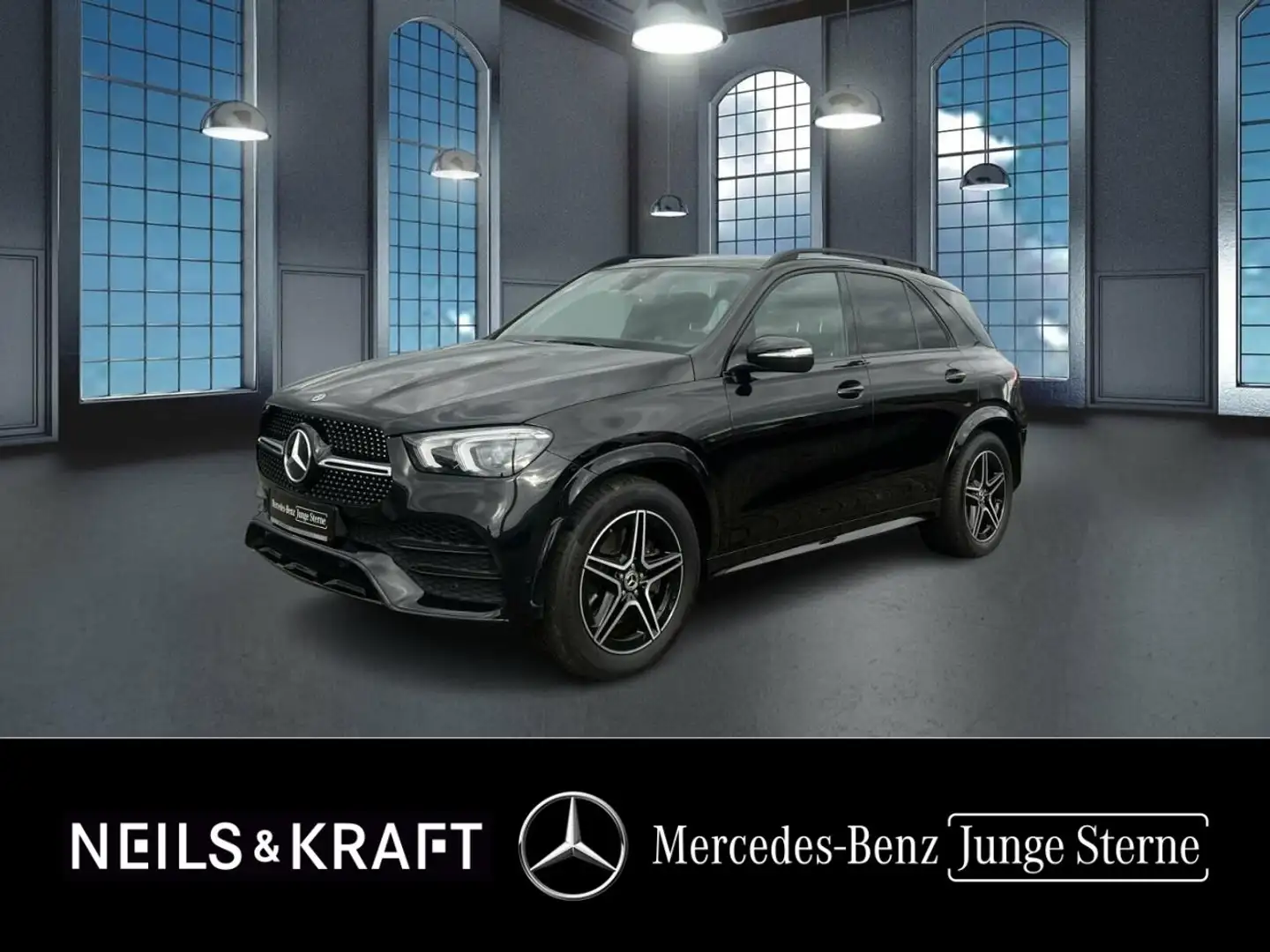 Mercedes-Benz GLE 450 4MATIC +AMG-Sport+Pano+AHK+Night+TOTW Schwarz - 1