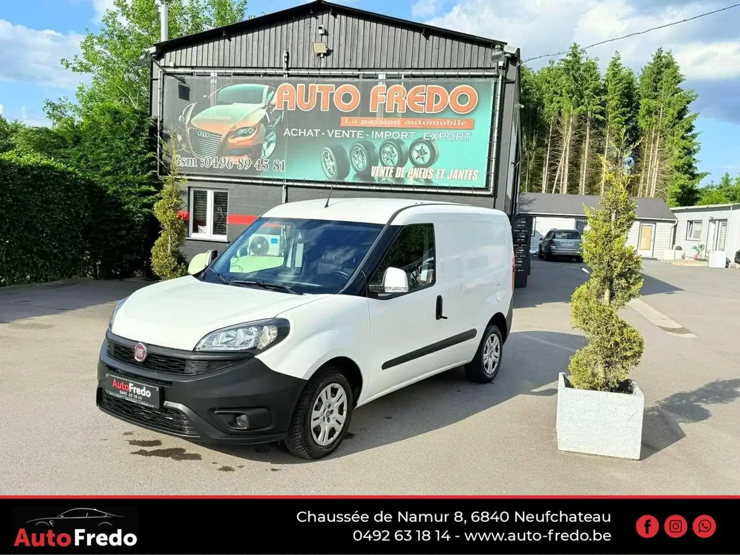 Fiat Doblo 1.3 Multijet * 3 Places * Gps * Garantie 1 an */* Wit - 1