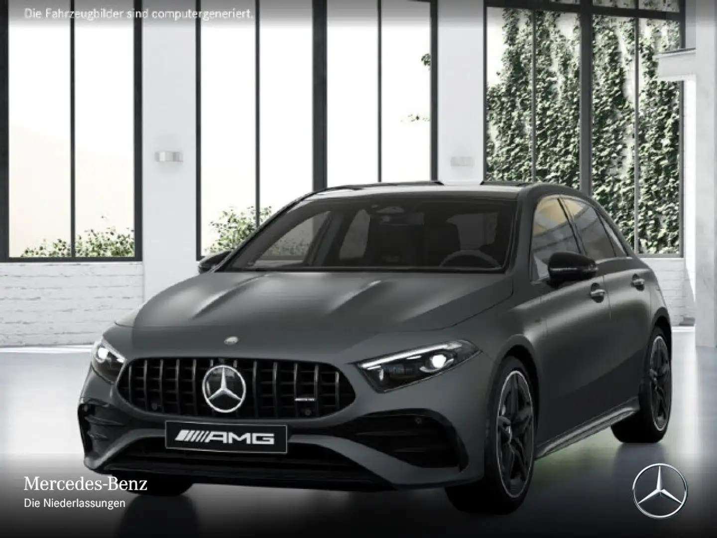 Mercedes-Benz A 35 AMG A 35 4M Kompakt AMG+PANO+360°+MULTIBEAM+STHZG+HUD Gris - 2