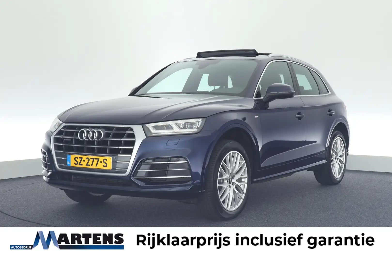 Audi Q5 2.0 TFSI 252pk S-Tronic quattro 2x S-Line Panorama Blauw - 1