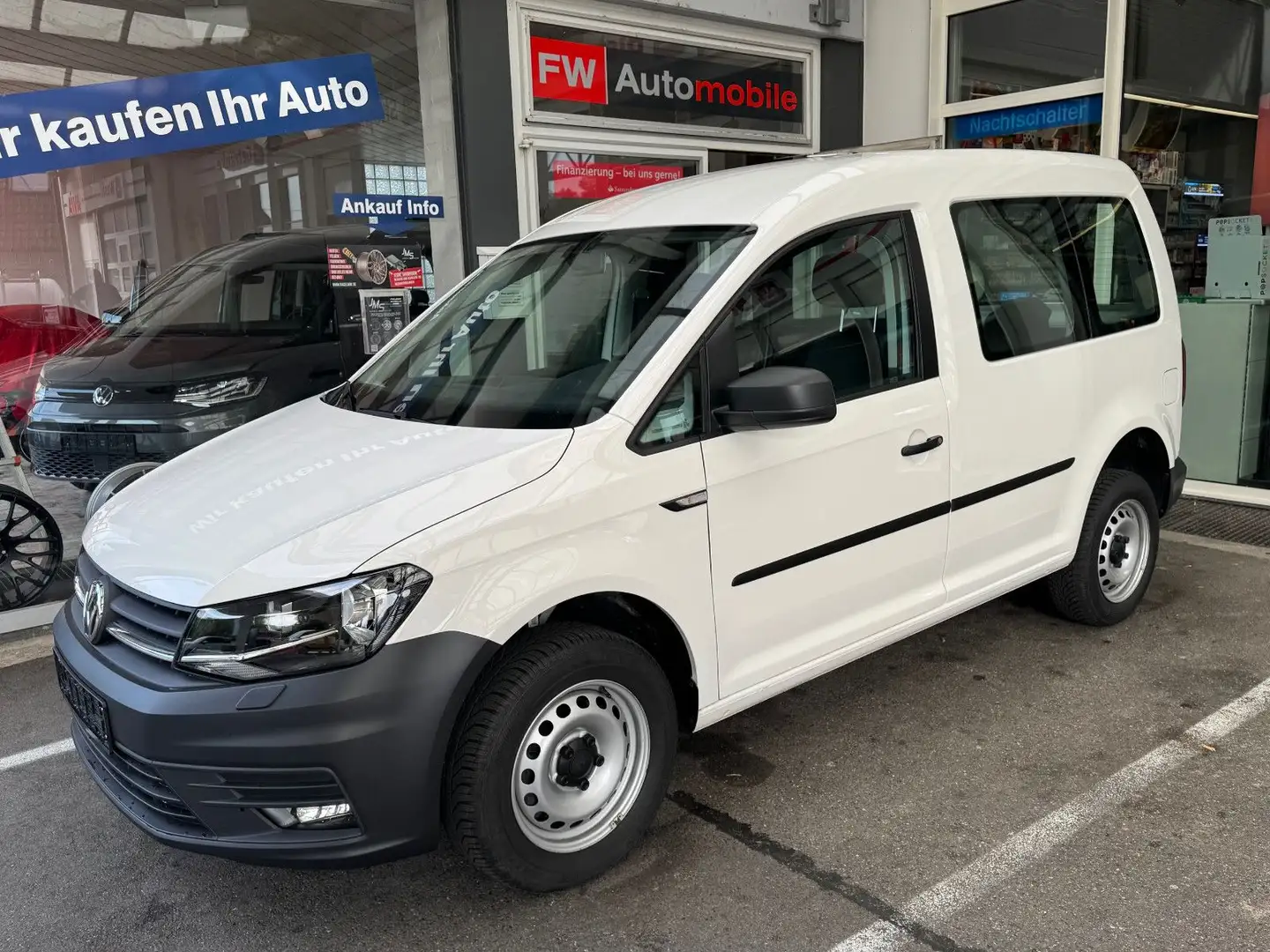 Volkswagen Caddy 2,0 TDI 4 Motion NFZ Kasten Glasscheiben Wit - 1