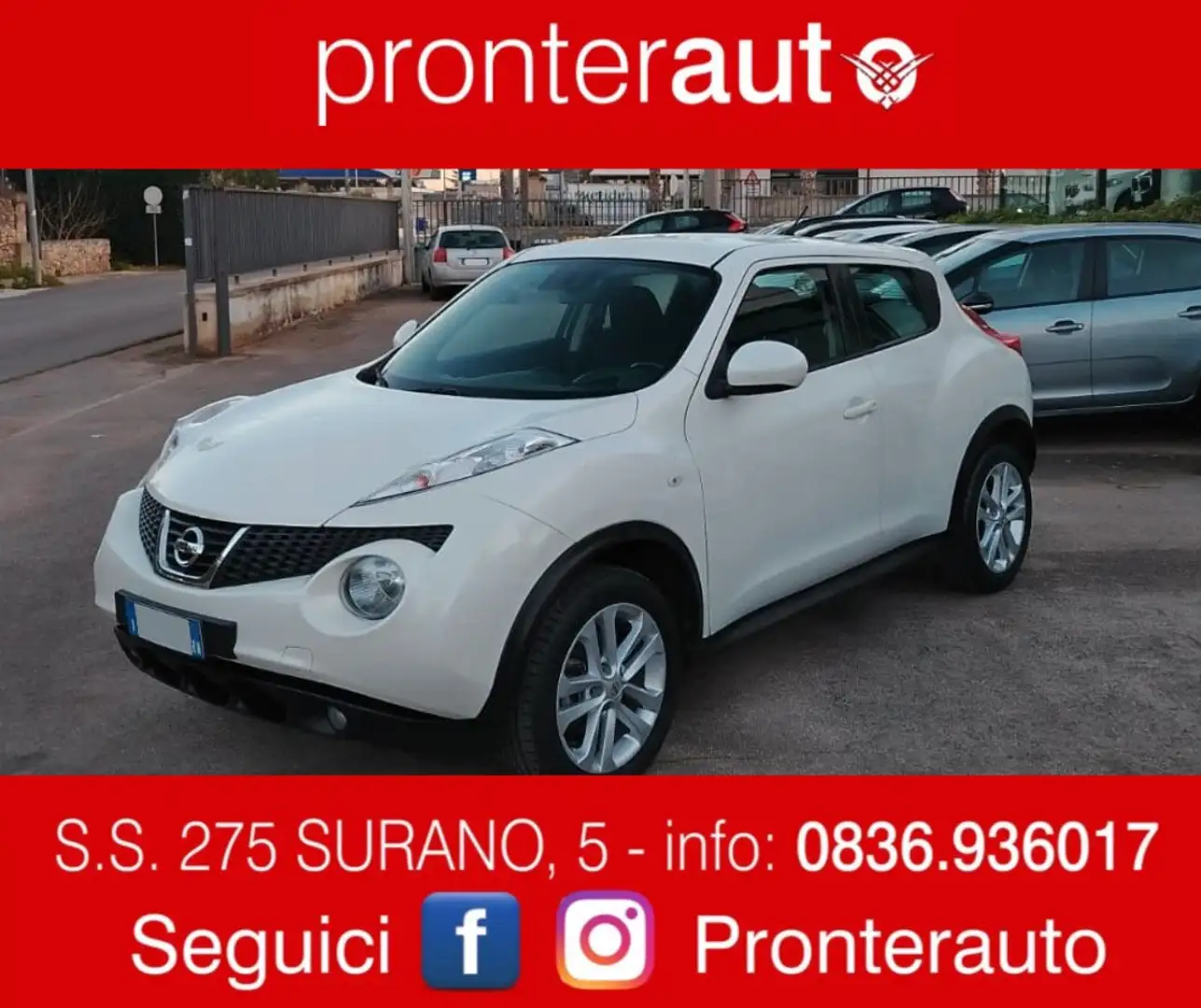 Nissan Juke 1.5 dci Acenta 110cv Bianco - 1