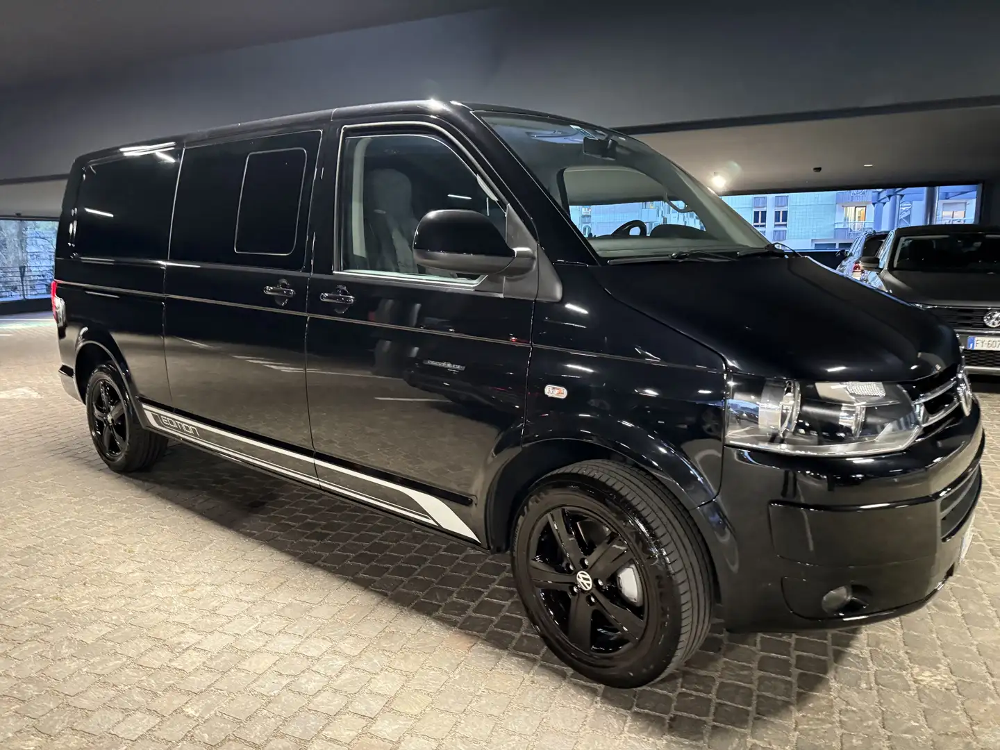 Volkswagen T5 Shuttle black etition Dsg P Lungo Schwarz - 2