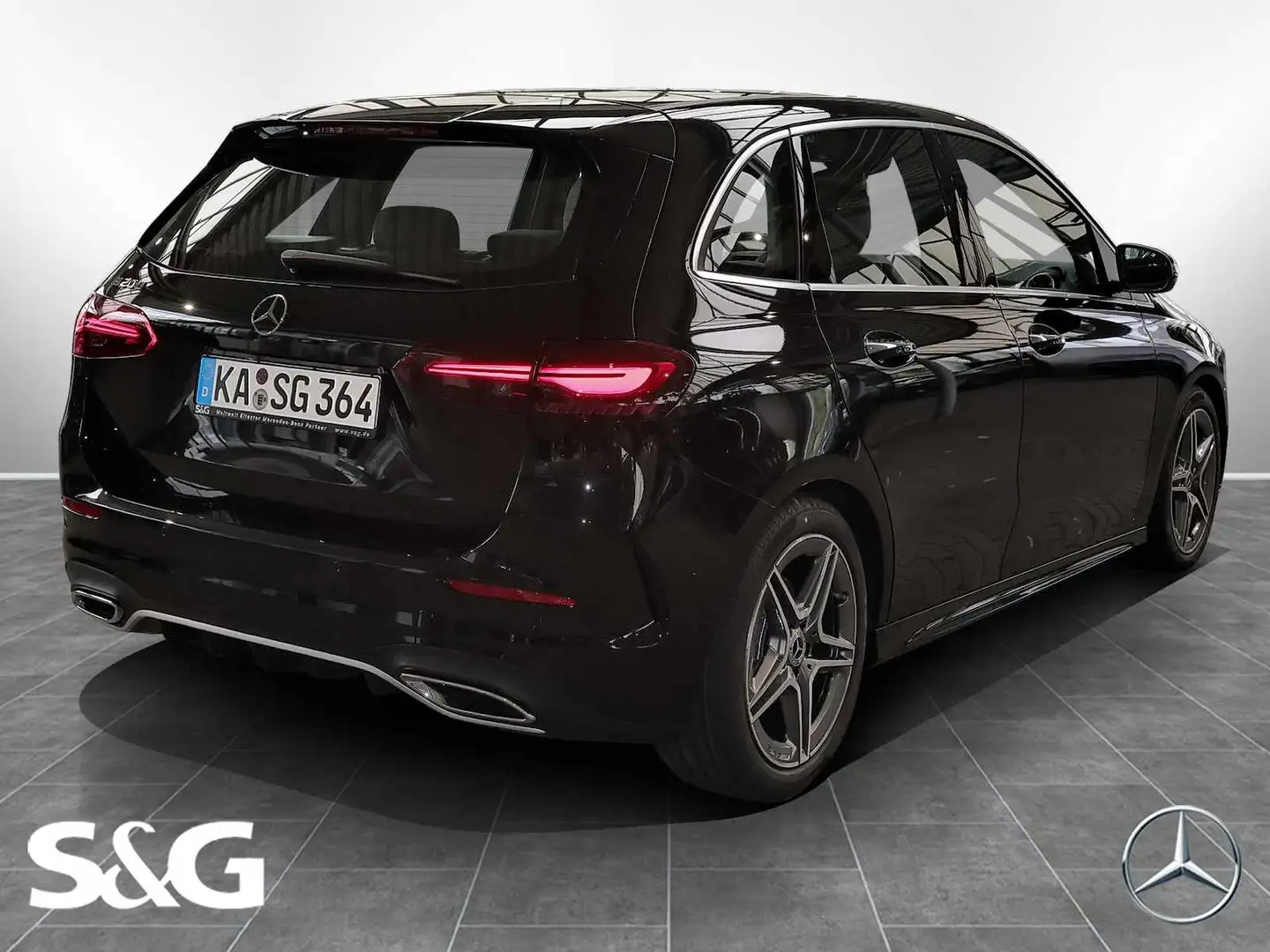 Mercedes-Benz B 200 AMG MBUX+360°+LED+Pano+Fahrassistenz-Paket Schwarz - 2