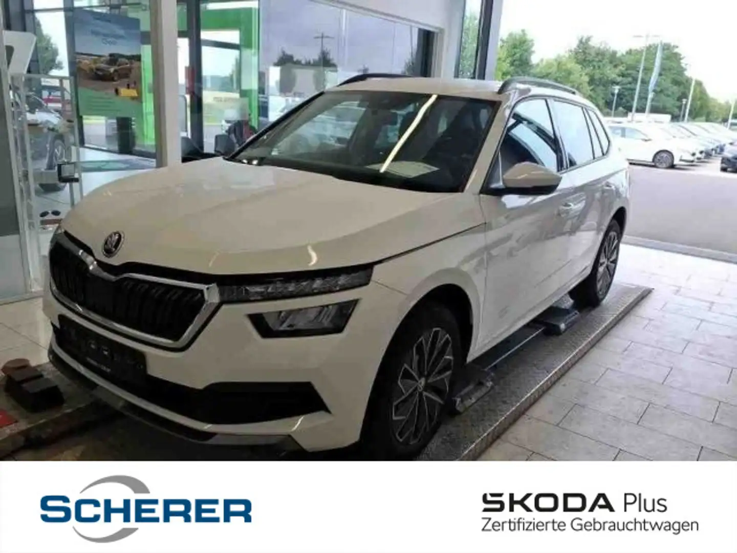 Skoda Kamiq Ambition 1.0 TSI DSG CARPLAY RFK SHZ Weiß - 1