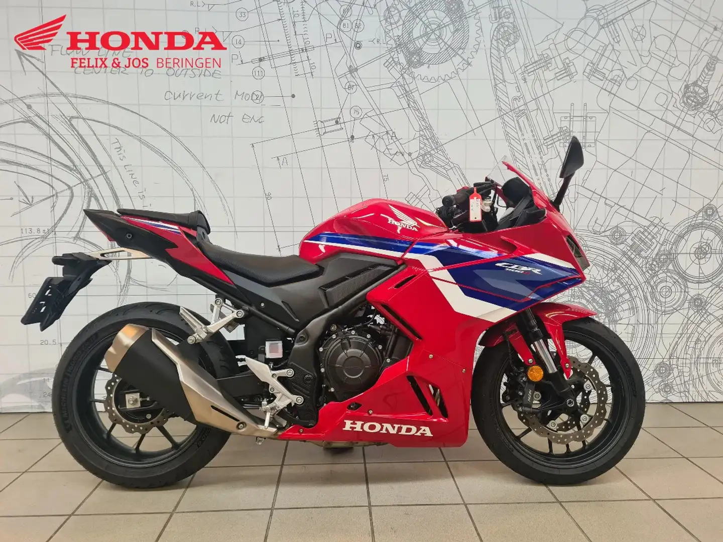 Honda CBR 500 R Rood - 1