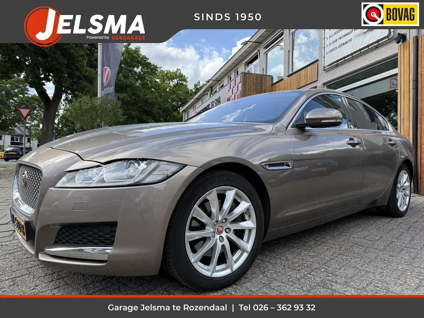 Jaguar XF 2.0t 240pk Portfolio, Panoramadak | Orig. NL auto Braun - 1