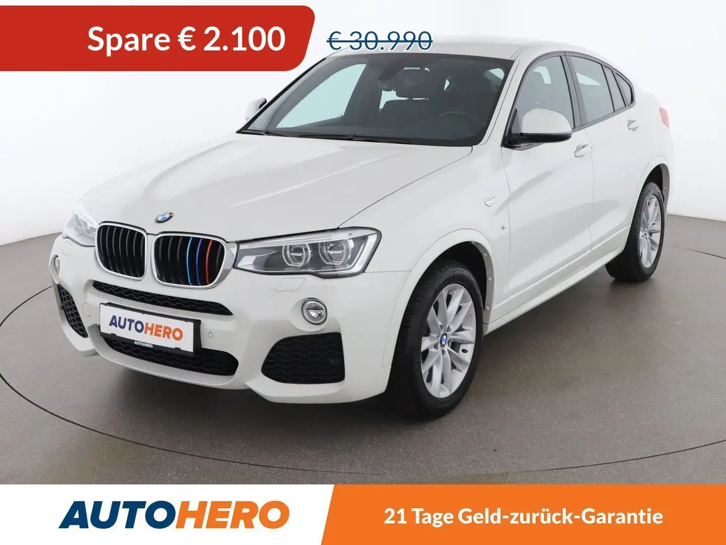BMW X4 xDrive 20d M-Sport Aut. *LED*AHK*CAM*NAVI* Fehér - 1