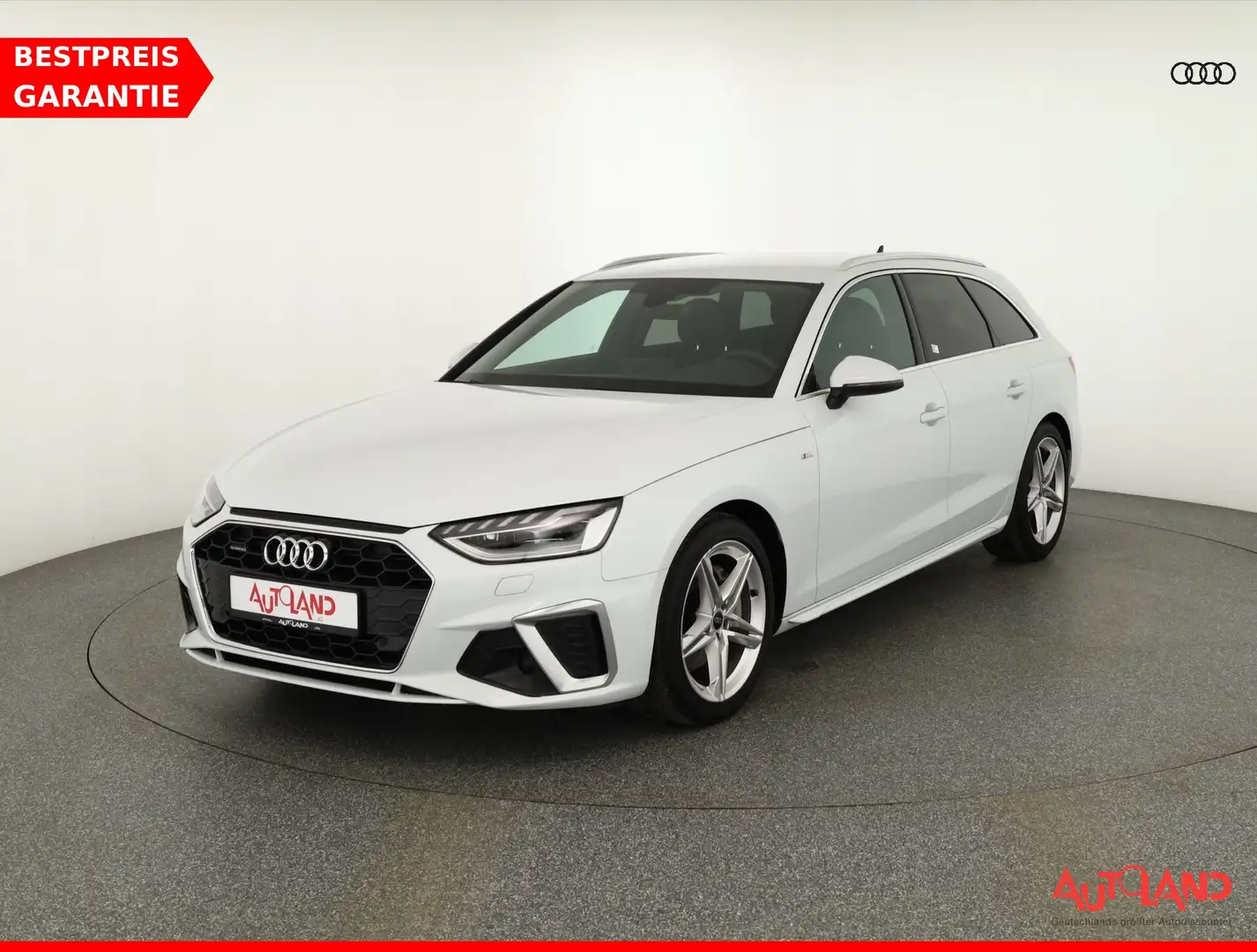Audi A4 Avant 40 TDI S-Line quattro Aut. LED ACC Navi Blanc - 1