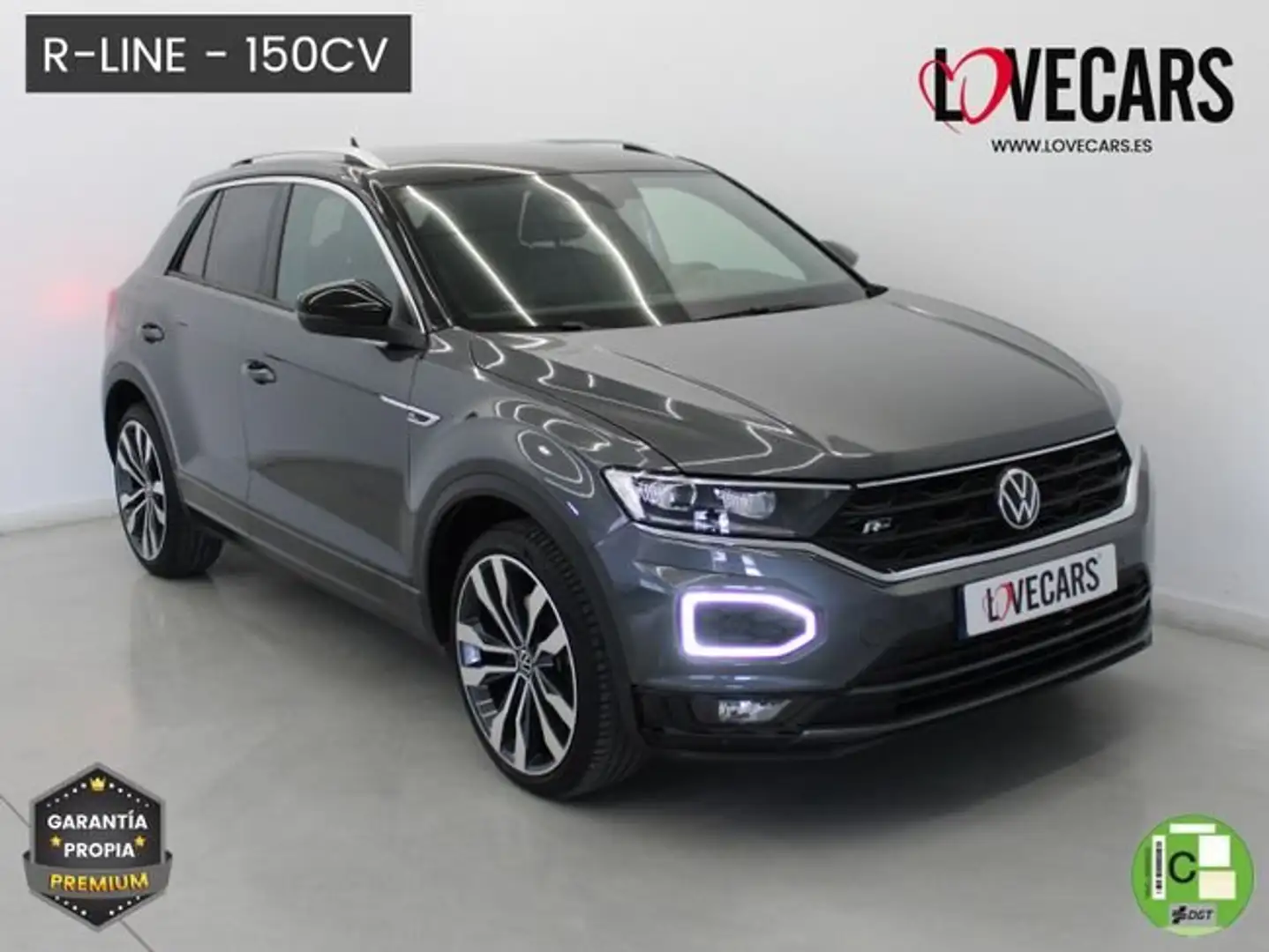 Volkswagen T-Roc 2.0TDI R-Line DSG7 110KW Gris - 1