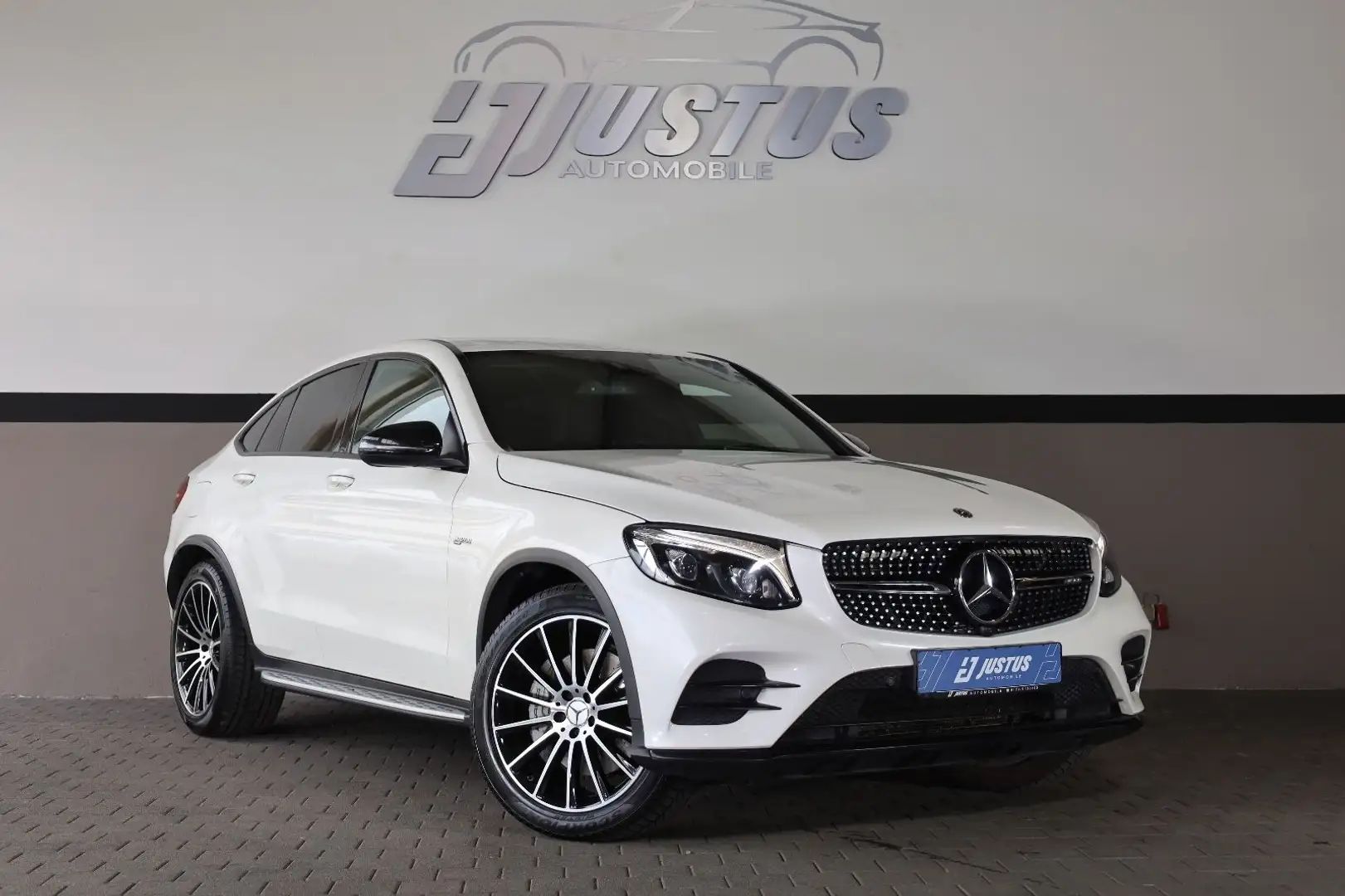 Mercedes-Benz GLC 43 AMG GLC43AMG 4MATIC Coupé/BURMESTER/LED/AIRMATIC/R20 Alb - 1