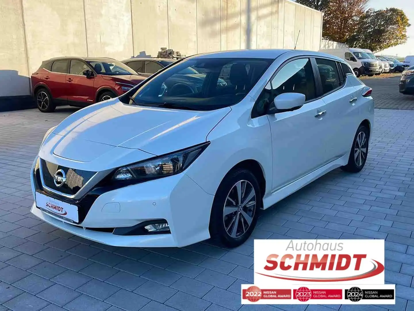 Nissan Leaf 40kwh Acenta AVM/Winter White - 1