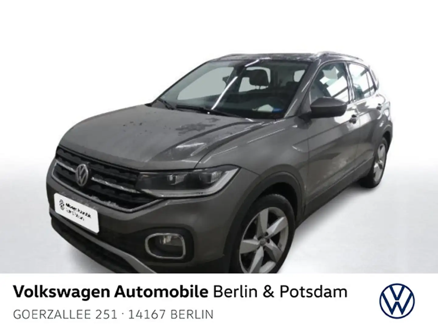 Volkswagen T-Cross 1.0 TSI DSG Style Navi Kamera Klima SHZ Grau - 1