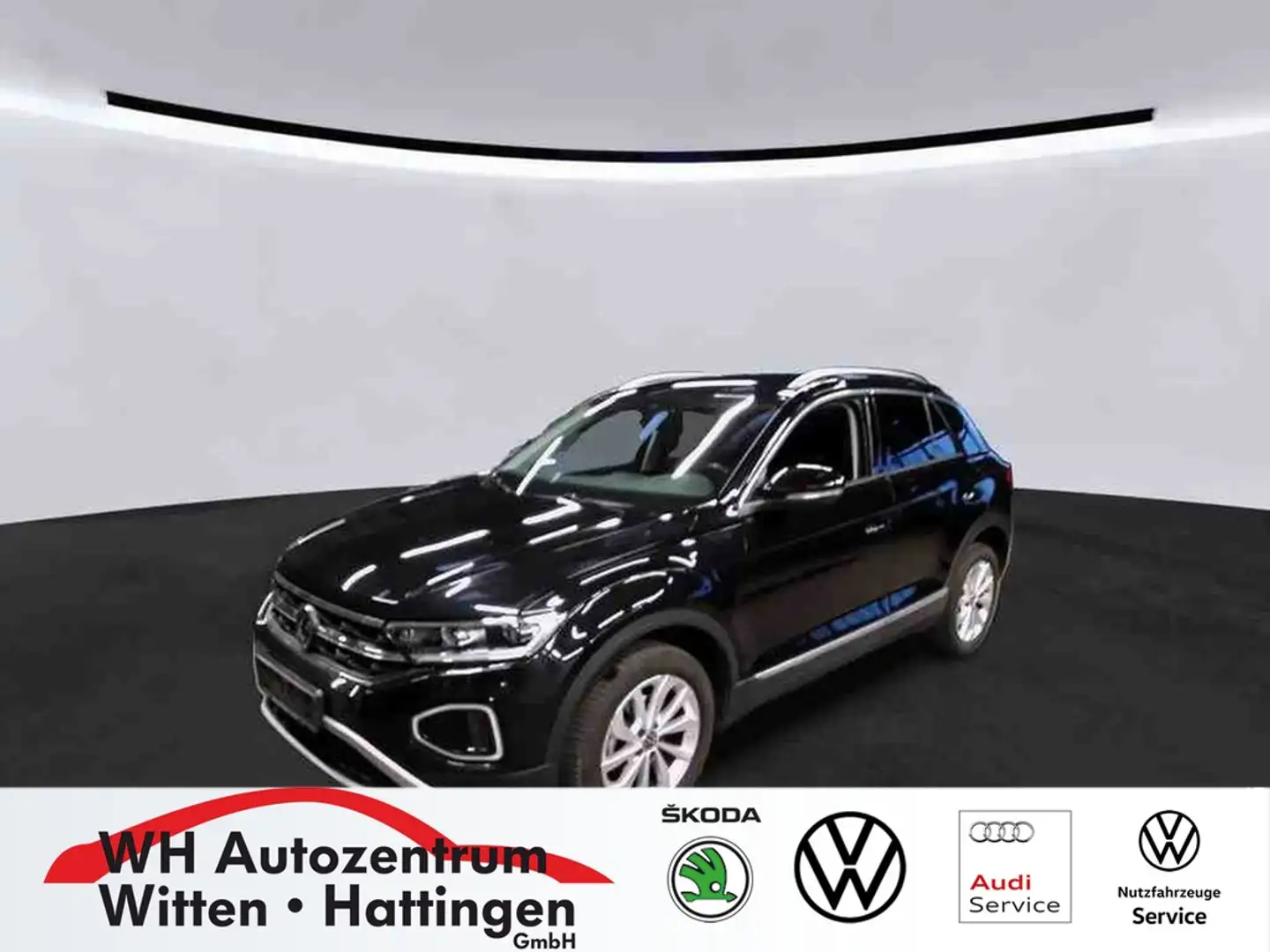 Volkswagen T-Roc 1.0 TSI Style NAVI LED GJ-REIFEN PRIVACY PARK-A... Schwarz - 1