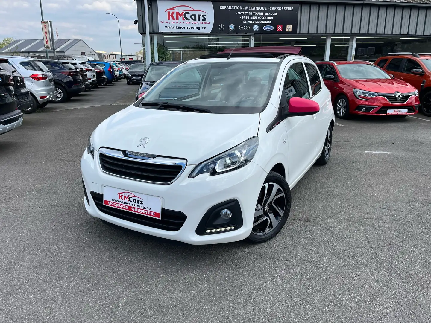 Peugeot 108 1.0 ESSENCE /TOIT OUVRANT/JANTES/CLIMATISATION Blanc - 1