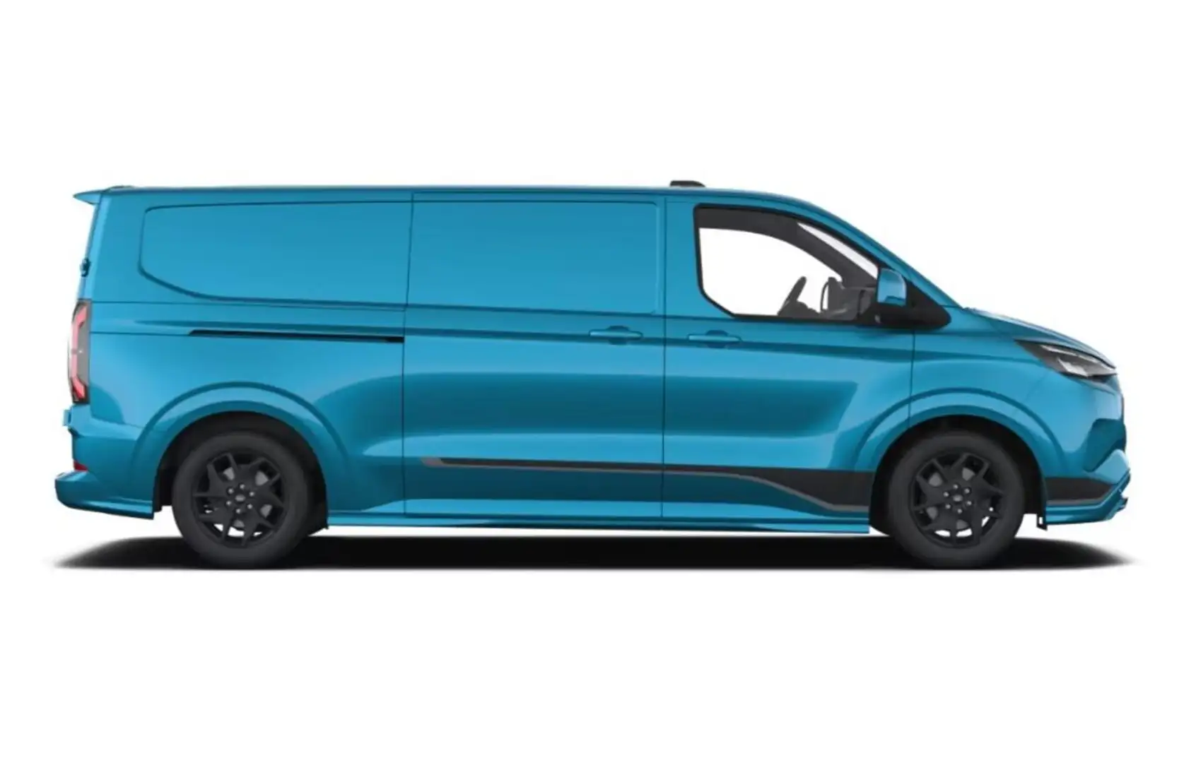 Ford E-Transit Custom Sport 71kWh 340L2 LED SHZ 3-S 160 kW (21... Blau - 2