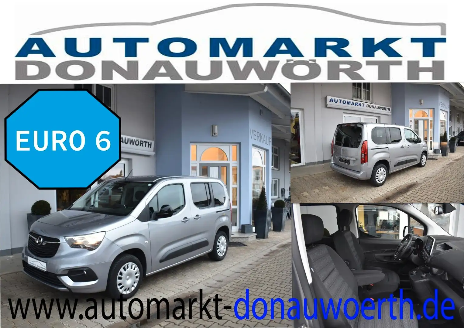 Opel Combo Life 1.2 Turbo Aut. Elegance Camping Grau - 1