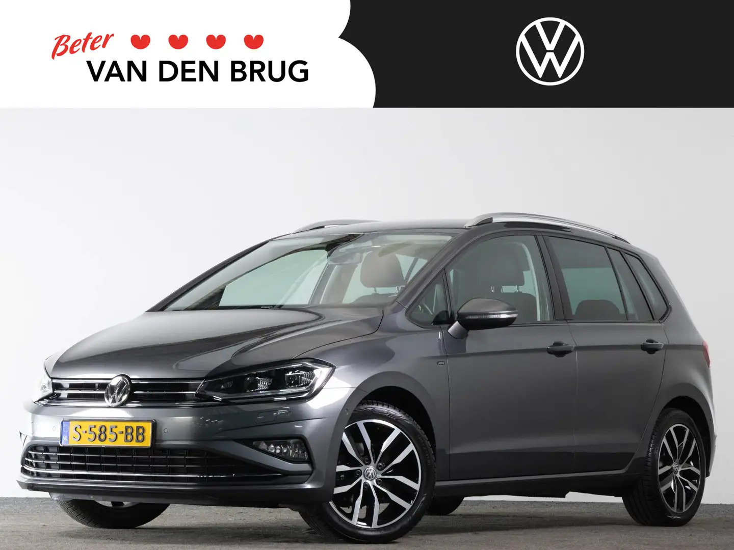 Volkswagen Golf Sportsvan 1.0 TSI 110 PK United | LED | Navigatie | Trekhaak Grijs - 1