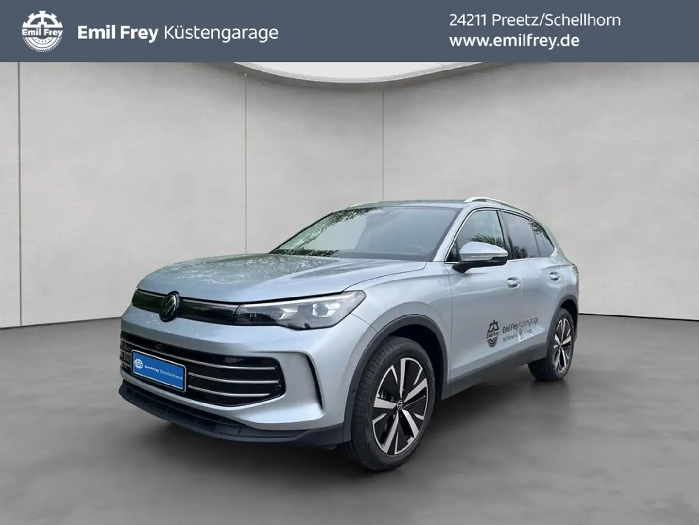 Volkswagen Tiguan 2.0 TDI DSG Elegance AHK Matrix Rückfahrk Silber - 1