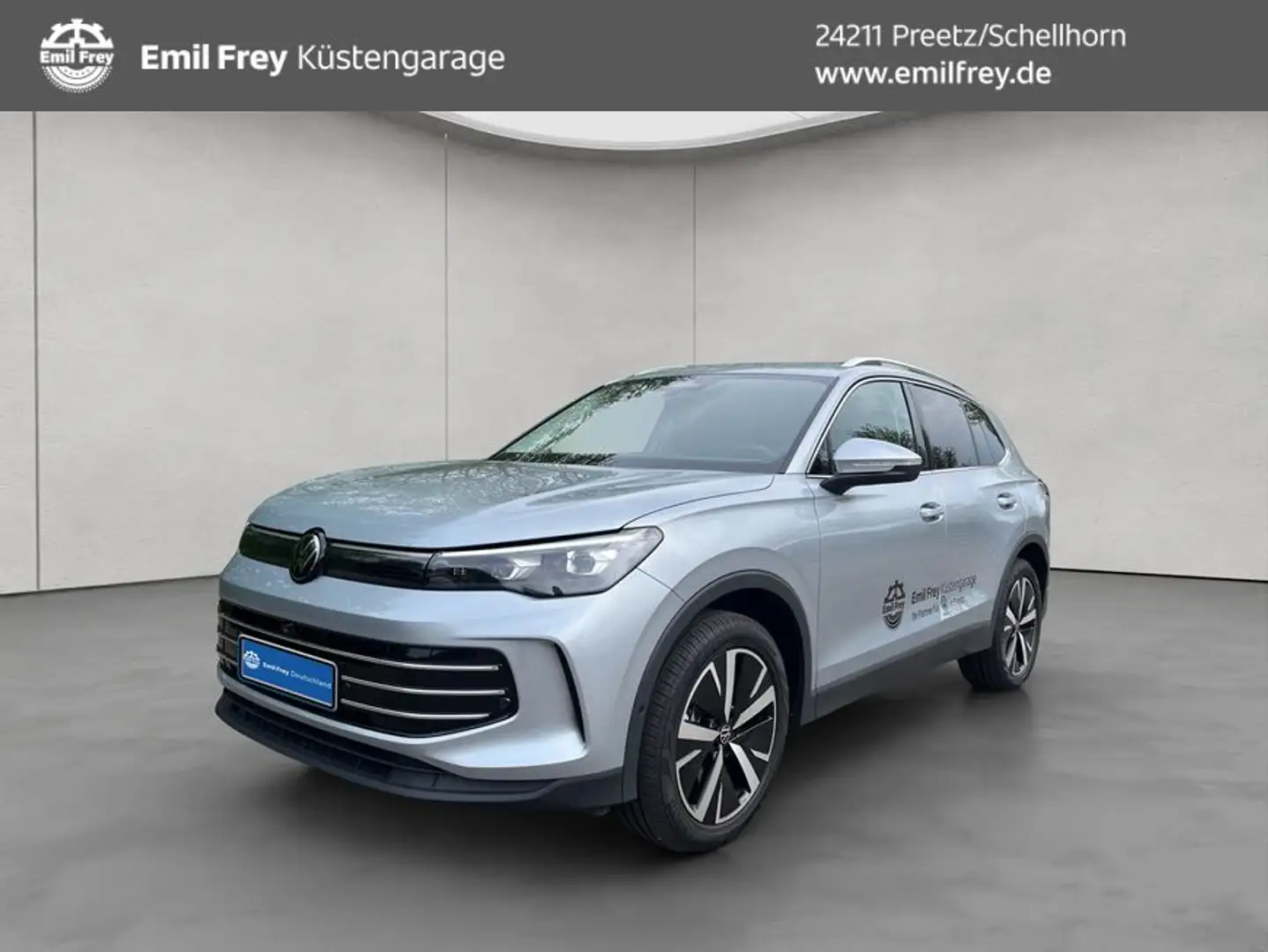 Volkswagen Tiguan 2.0 TDI DSG Elegance AHK Matrix Rückfahrk Silber - 1