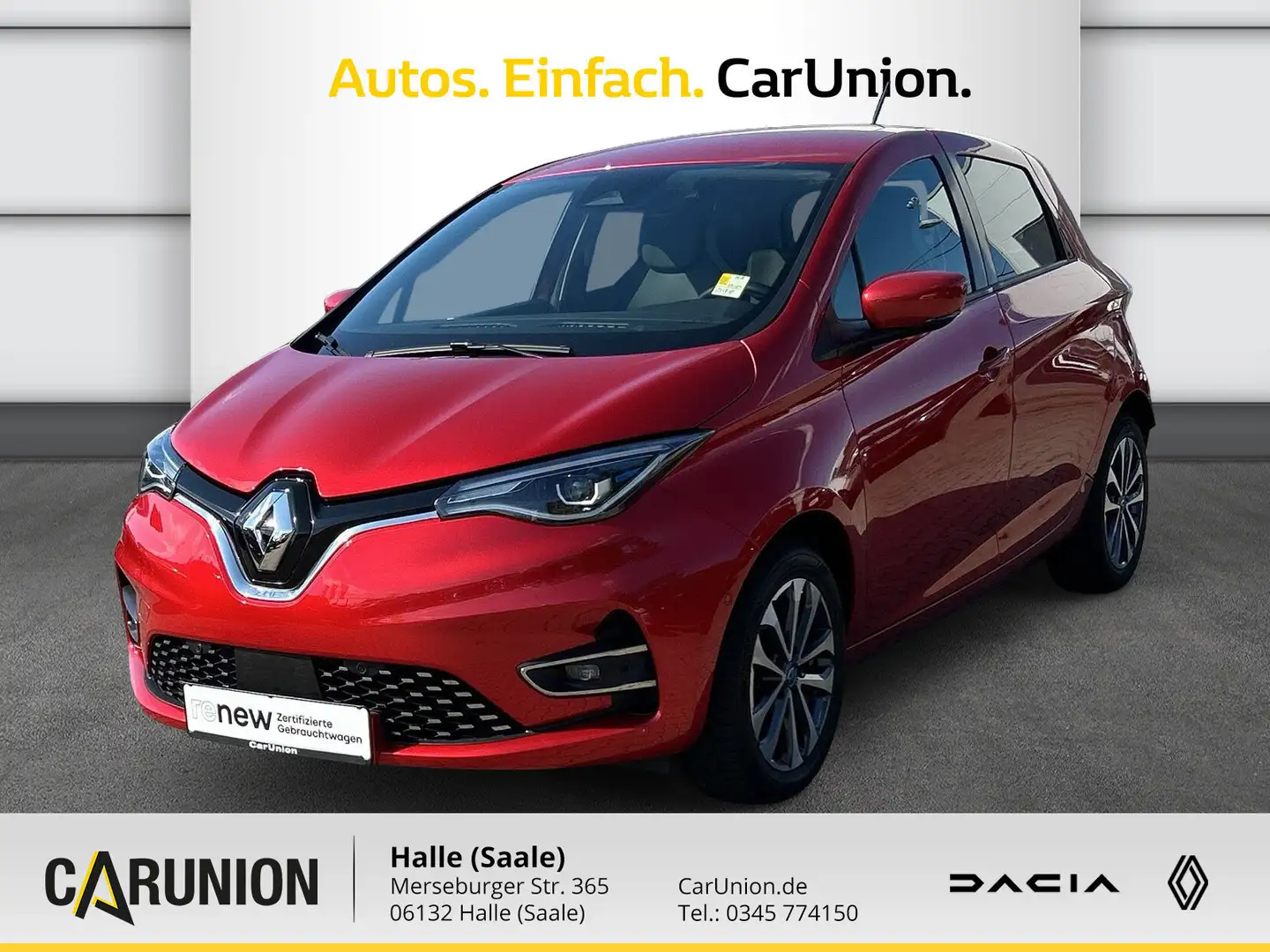 Renault ZOE INTENS R135 Z.E. 50 inklusive Batterie Rot - 1