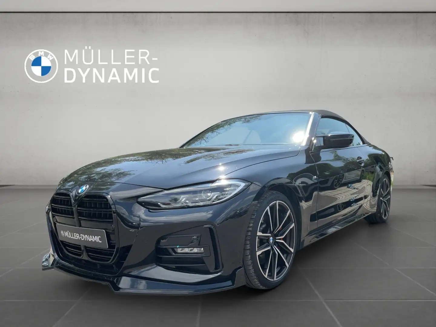 BMW 430 i CABRIO M SPORT LED HIFI HUD AHK Noir - 1