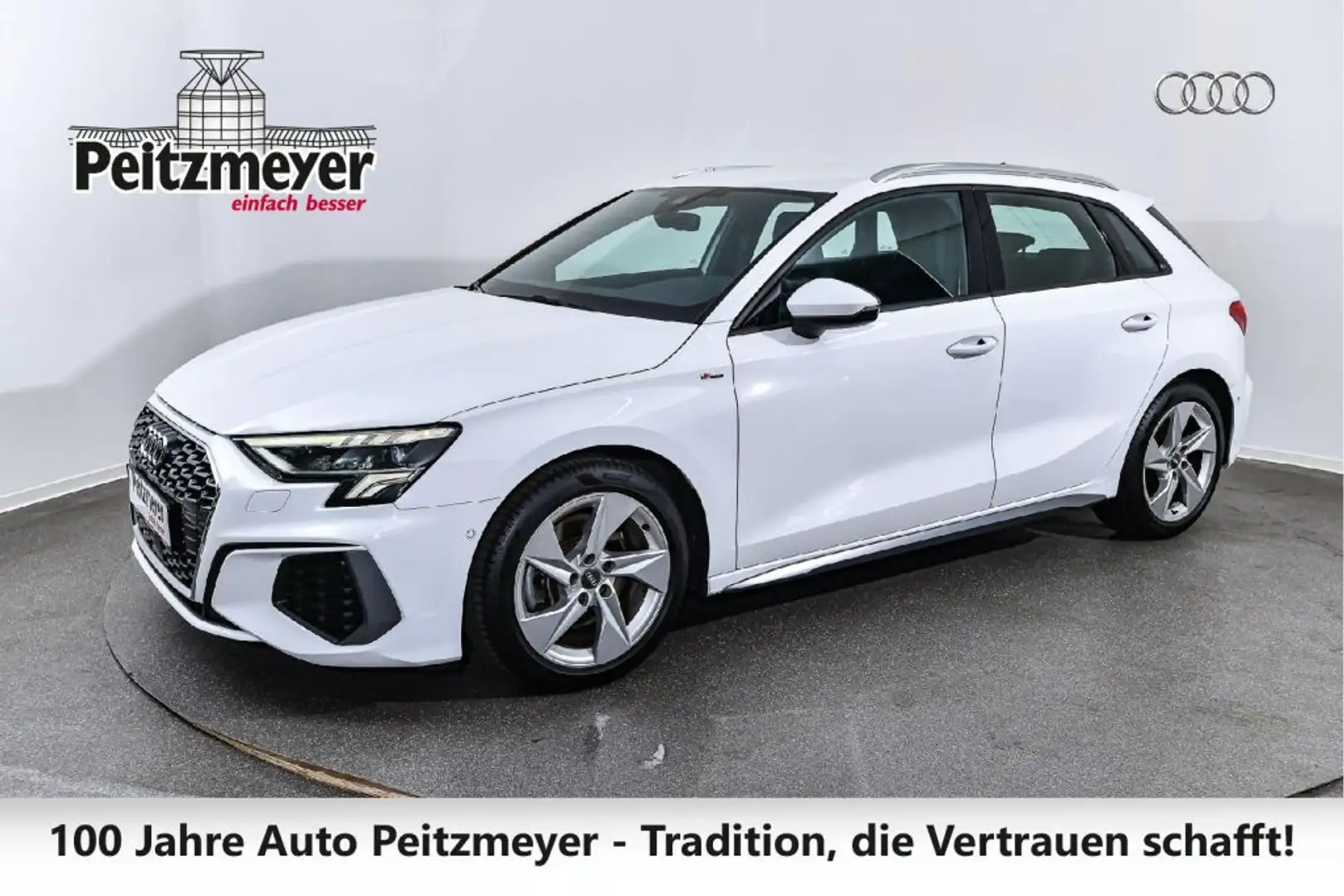 Audi A3 35 TFSI Sportback S tronic S line Weiß - 1