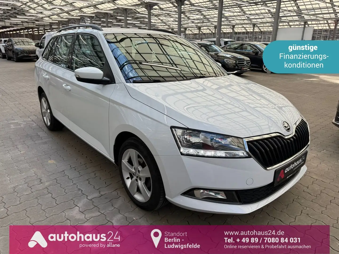 Skoda Fabia Combi 1.0 TSI  Cool Plus|PDC|Sitzhzg Weiß - 1