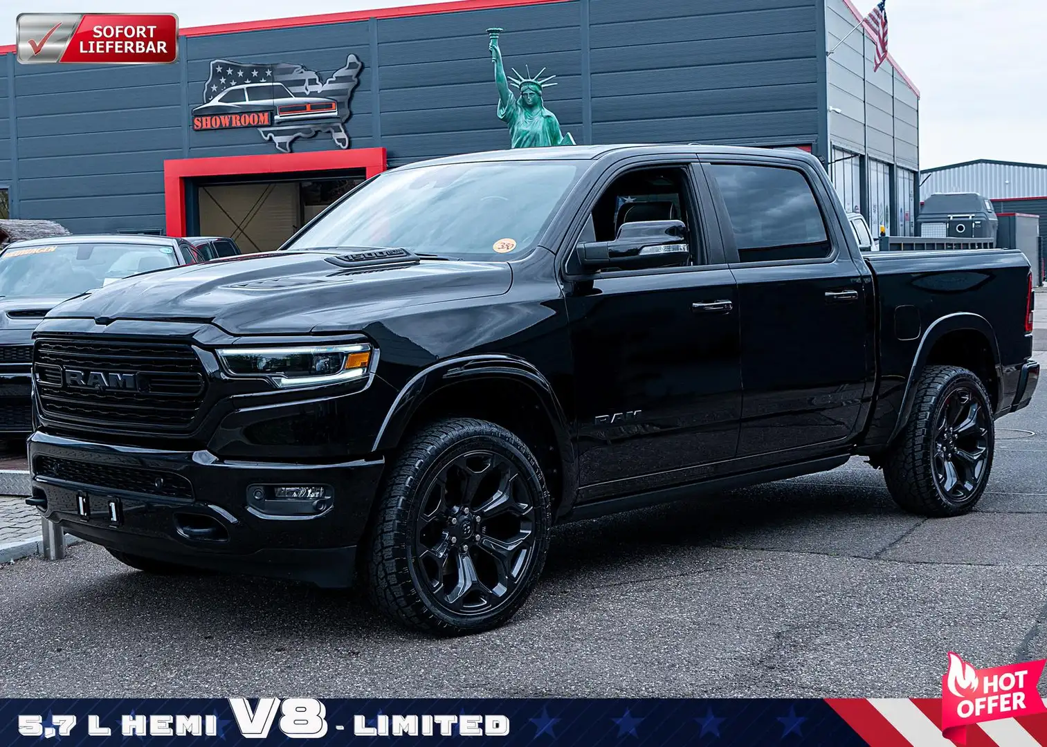 Dodge RAM Limited Night 5,7l,LPG,Abdeckung,ACC,Luft Black - 1