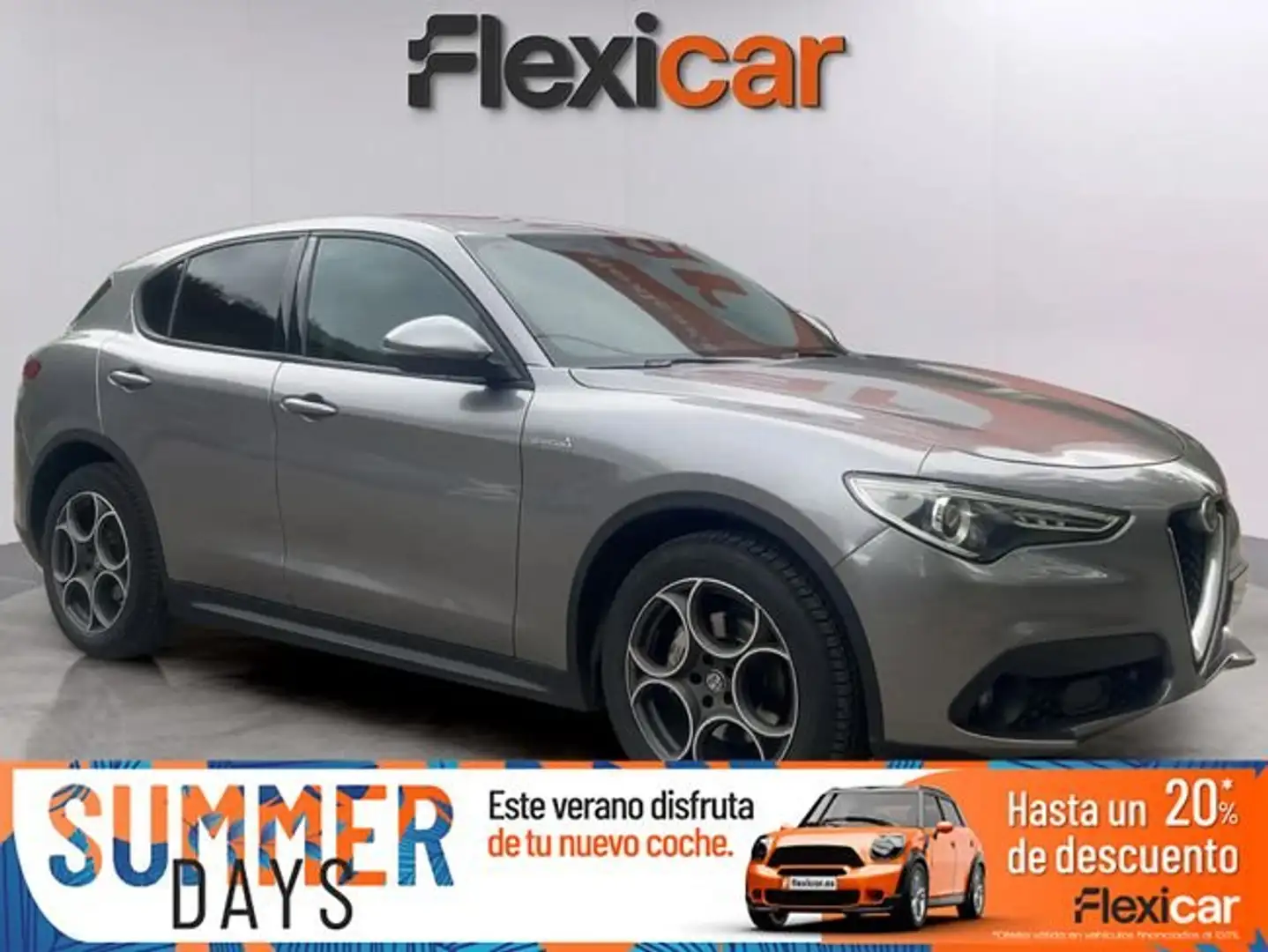 Alfa Romeo Stelvio 2.2+Di%C3%A9sel+110kW+%28150CV%29++RWD Gris - 1