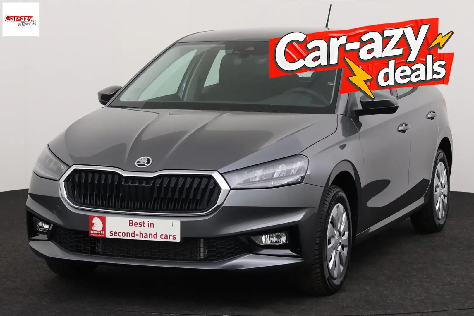 Skoda Fabia 1.0 TSi SELECTION DSG + A/T + CARPLAY + PDC Grijs - 1