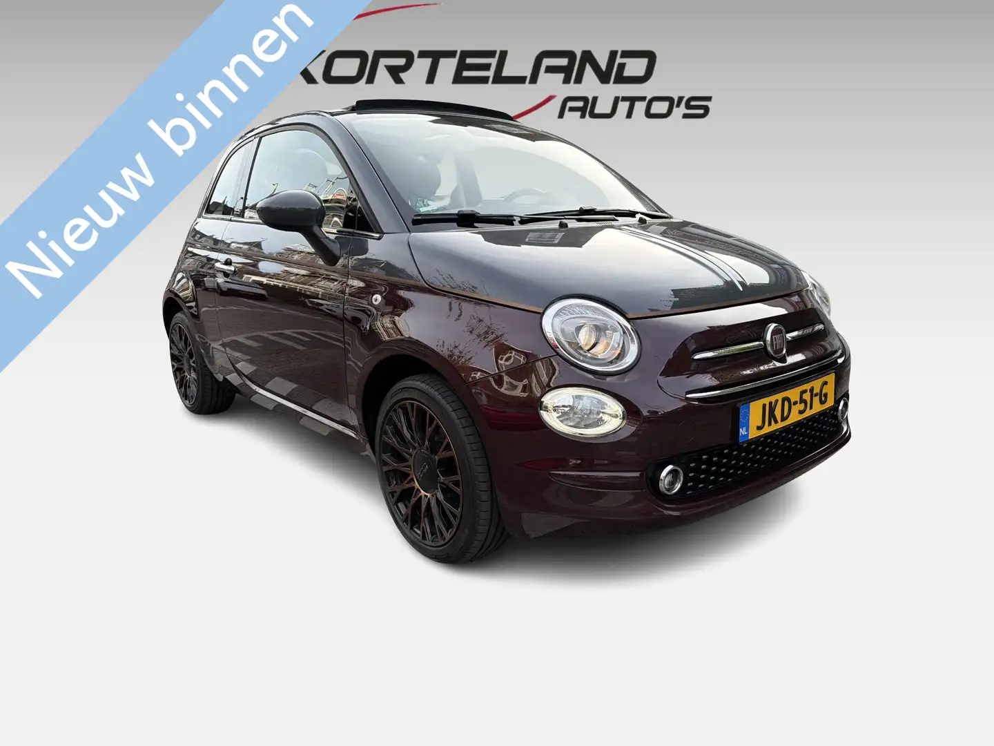 Fiat 500 1.2 Star Cabrio Navi Collezione Violett - 1