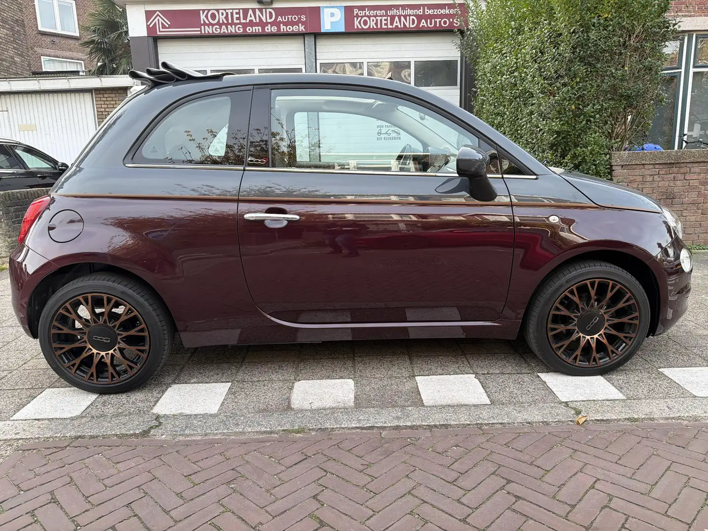 Fiat 500 1.2 Star Cabrio Navi Collezione Violett - 2