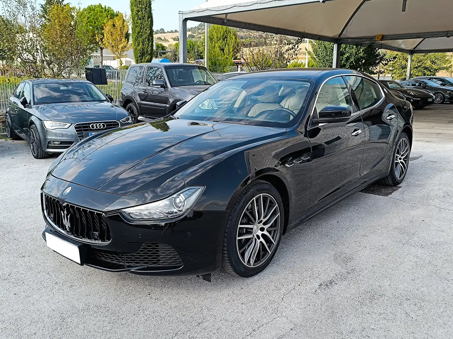 Maserati Ghibli Ghibli 3.0 V6 ds 250cv auto-SERVICE MASERATI- Noir - 1