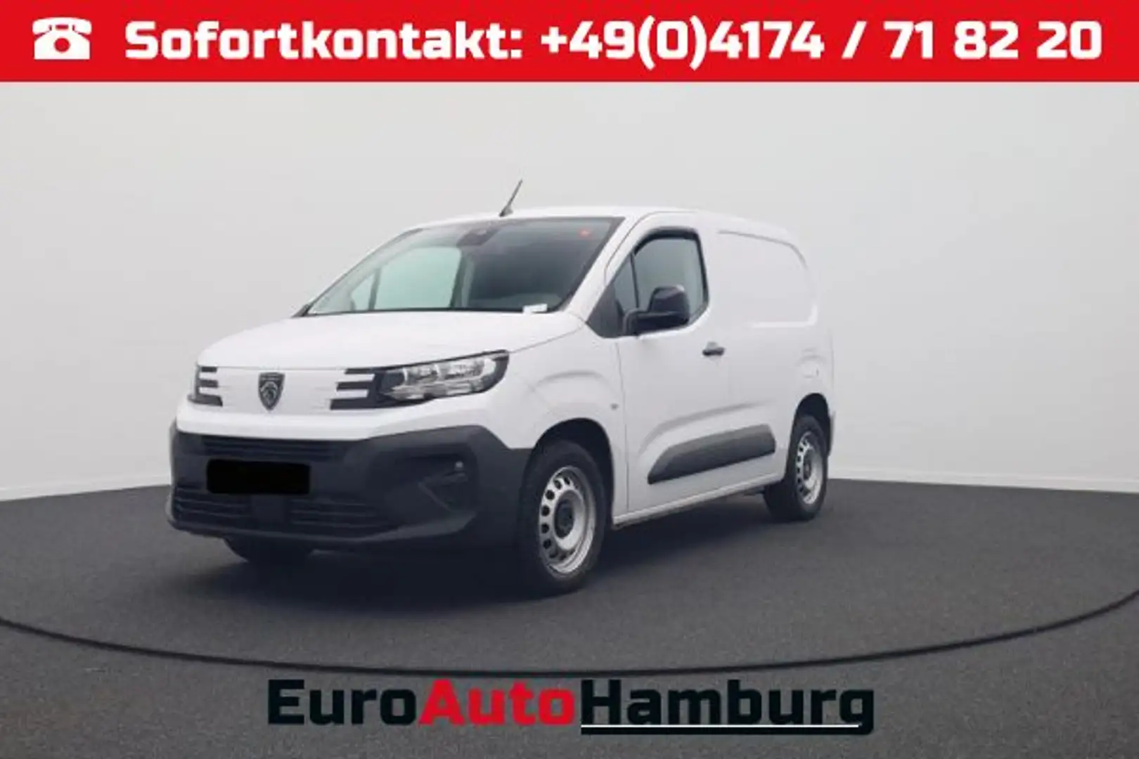Peugeot Partner 1.5 BlueHDI 130PS Automatik NEUES MODELL 2-Sitzer Weiß - 1